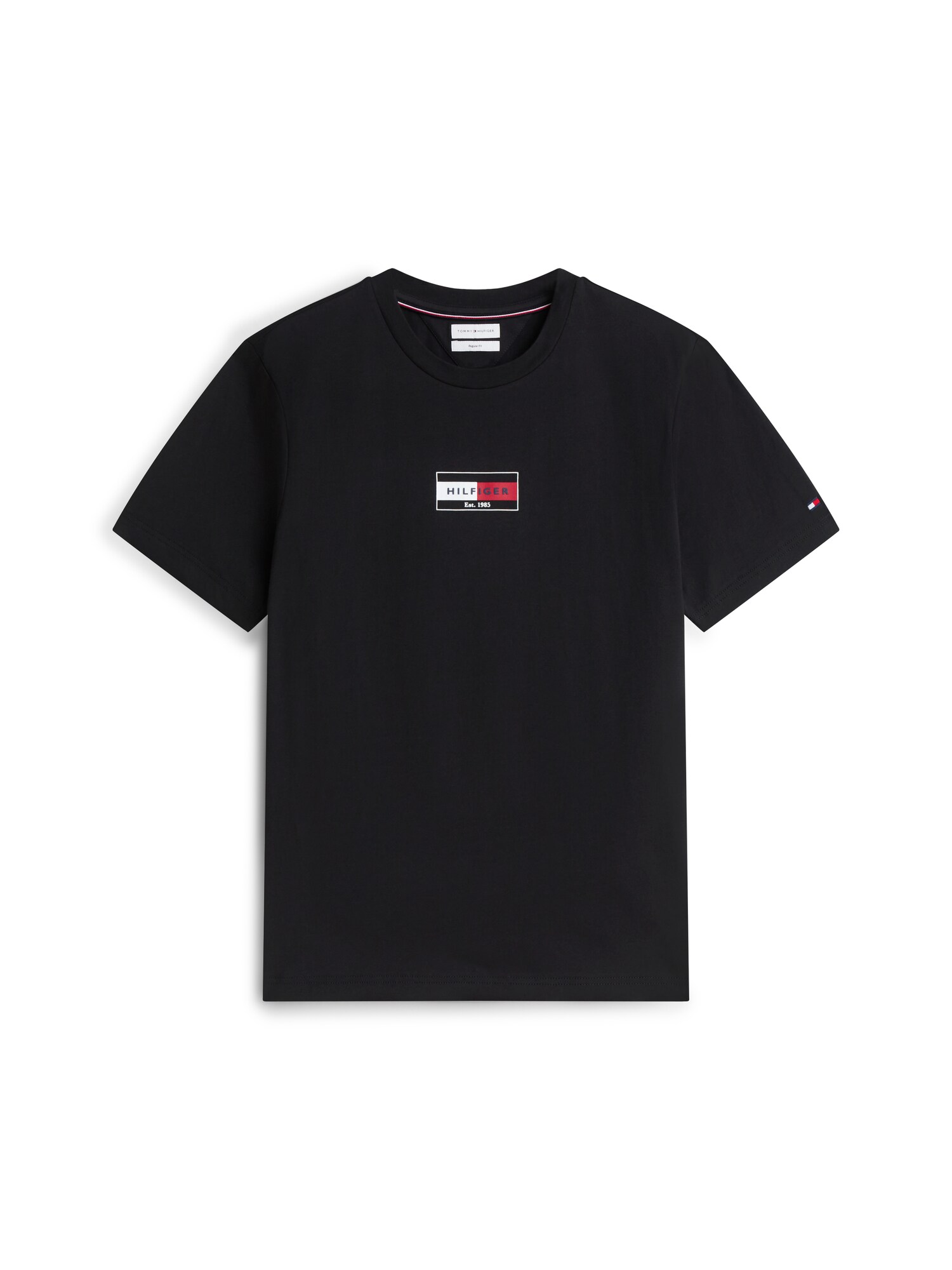 TOMMY HILFIGER Tričko 'LOVE'  červená / čierna / biela