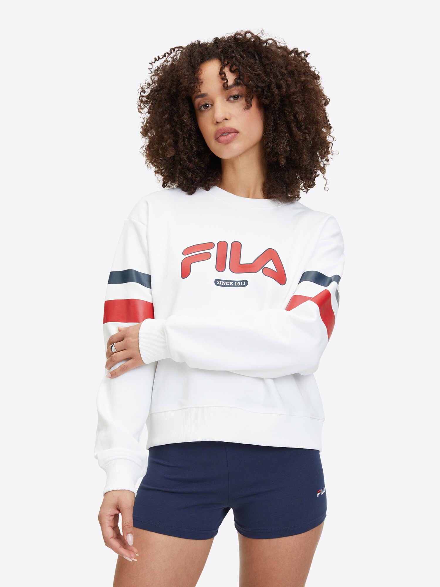 FILA Tréning póló 'LATUR'  tengerészkék / vérvörös / fehér termék 2. képe