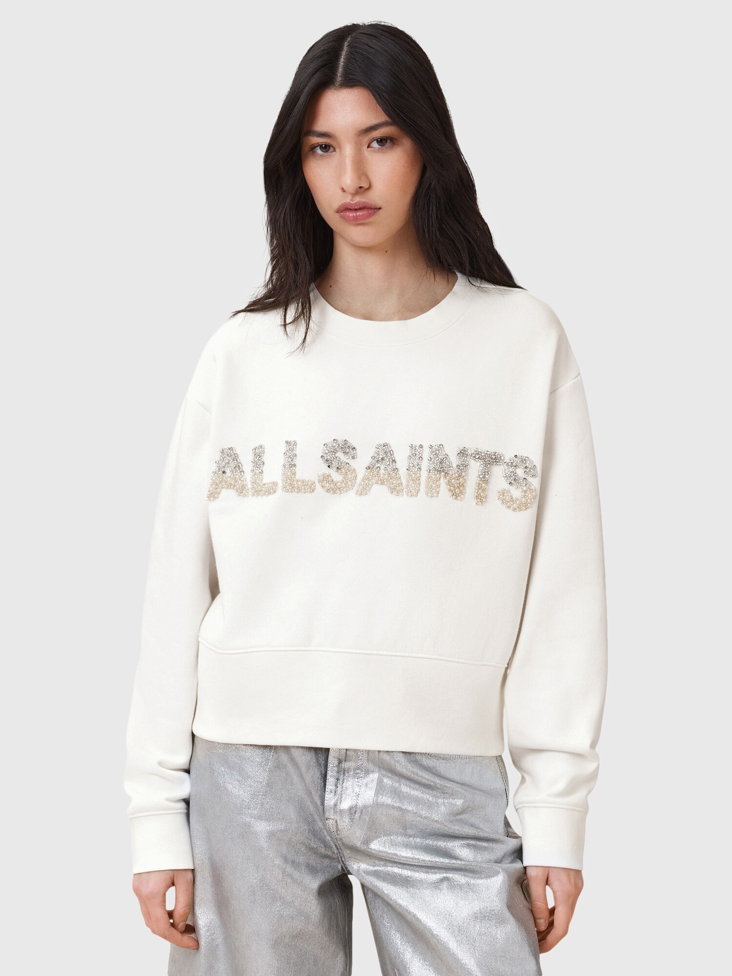 Thumbnail - AllSaints Sweatshirt PEARL SEPARO (GOTS)