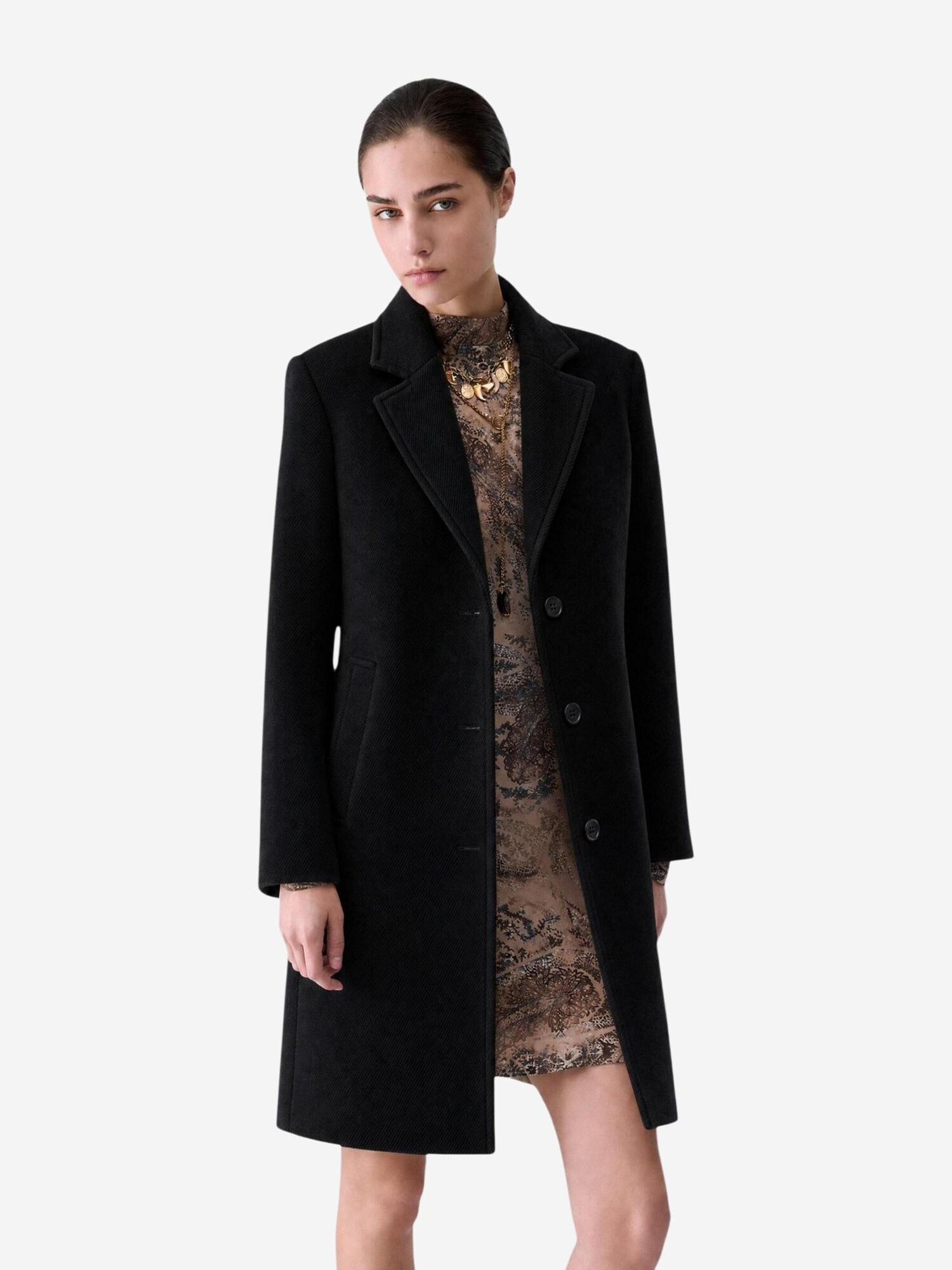 Liu Jo Abrigo de invierno  negro – imagen 2