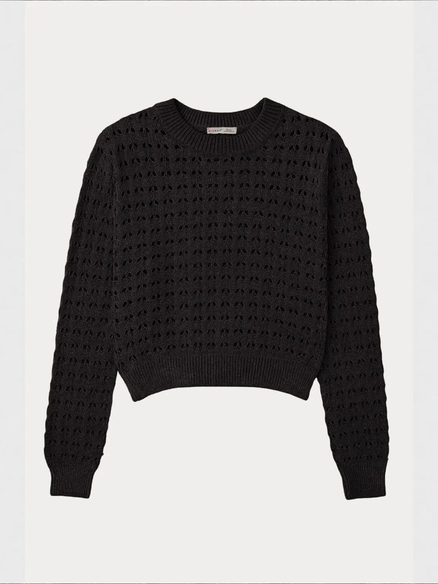 MixRay Pulover 'Pullover' crna