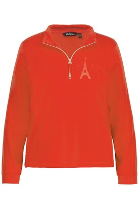 Ulla Popken Sweatshirt Lichtrood