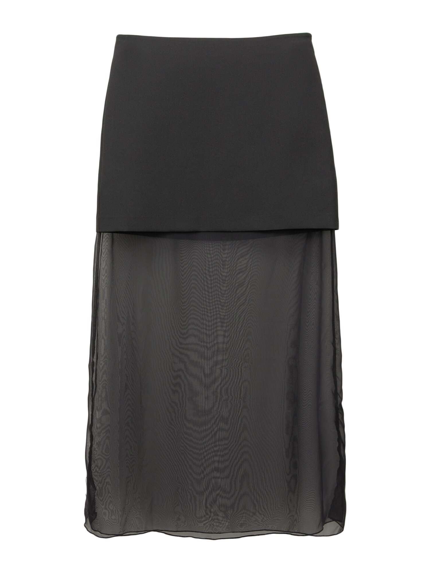 Pull&Bear Fustă  negru