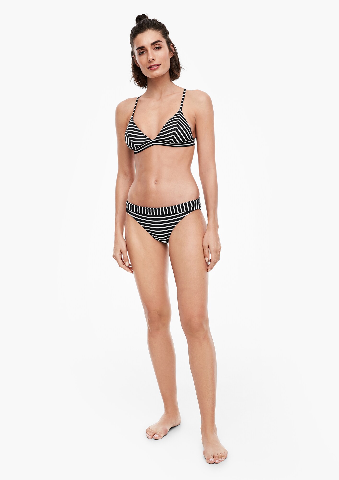 s.Oliver Bikini felső  fekete / fehér termék 2. képe