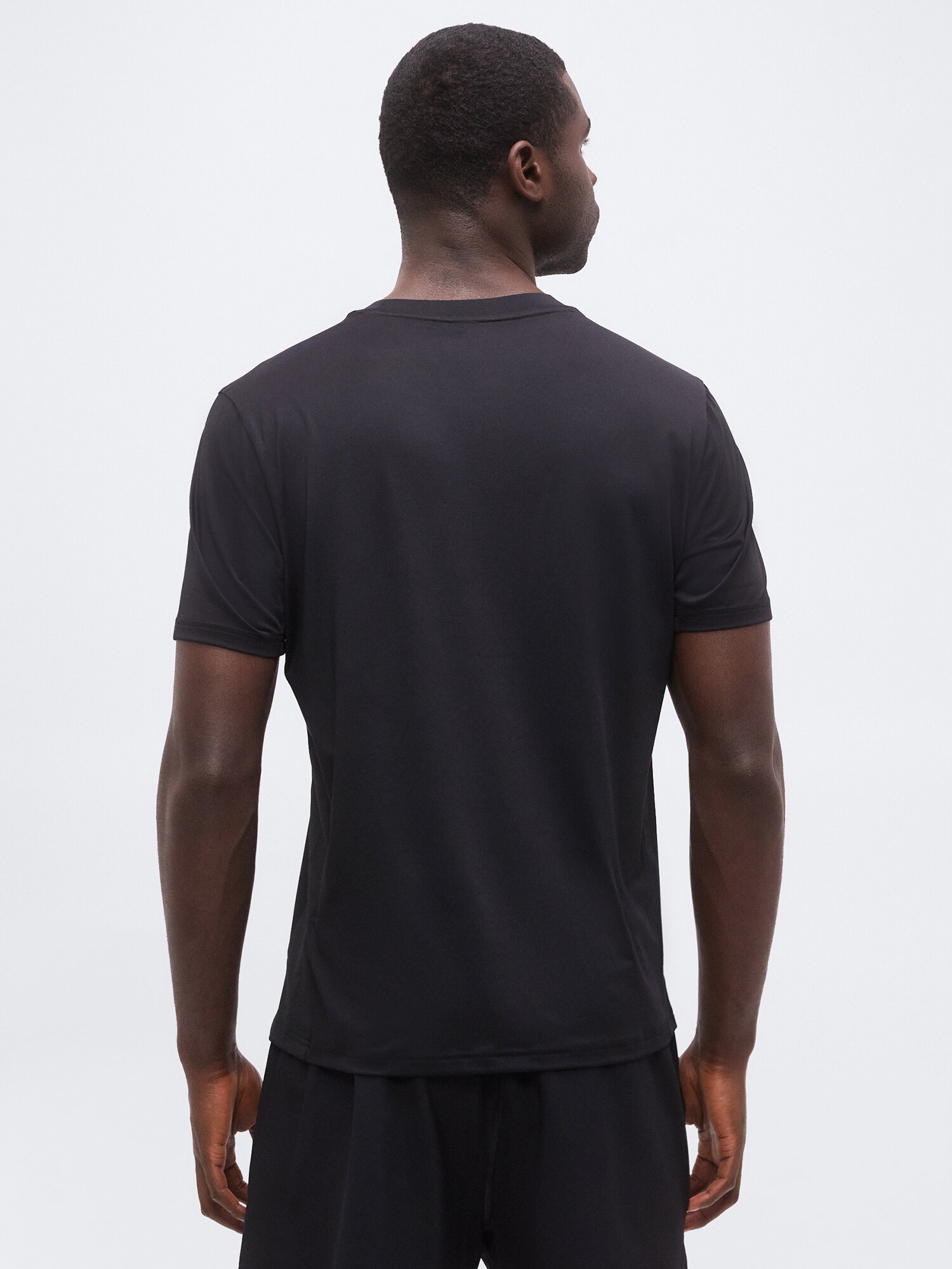 Champion Camiseta funcional negro / blanco – imagen 3