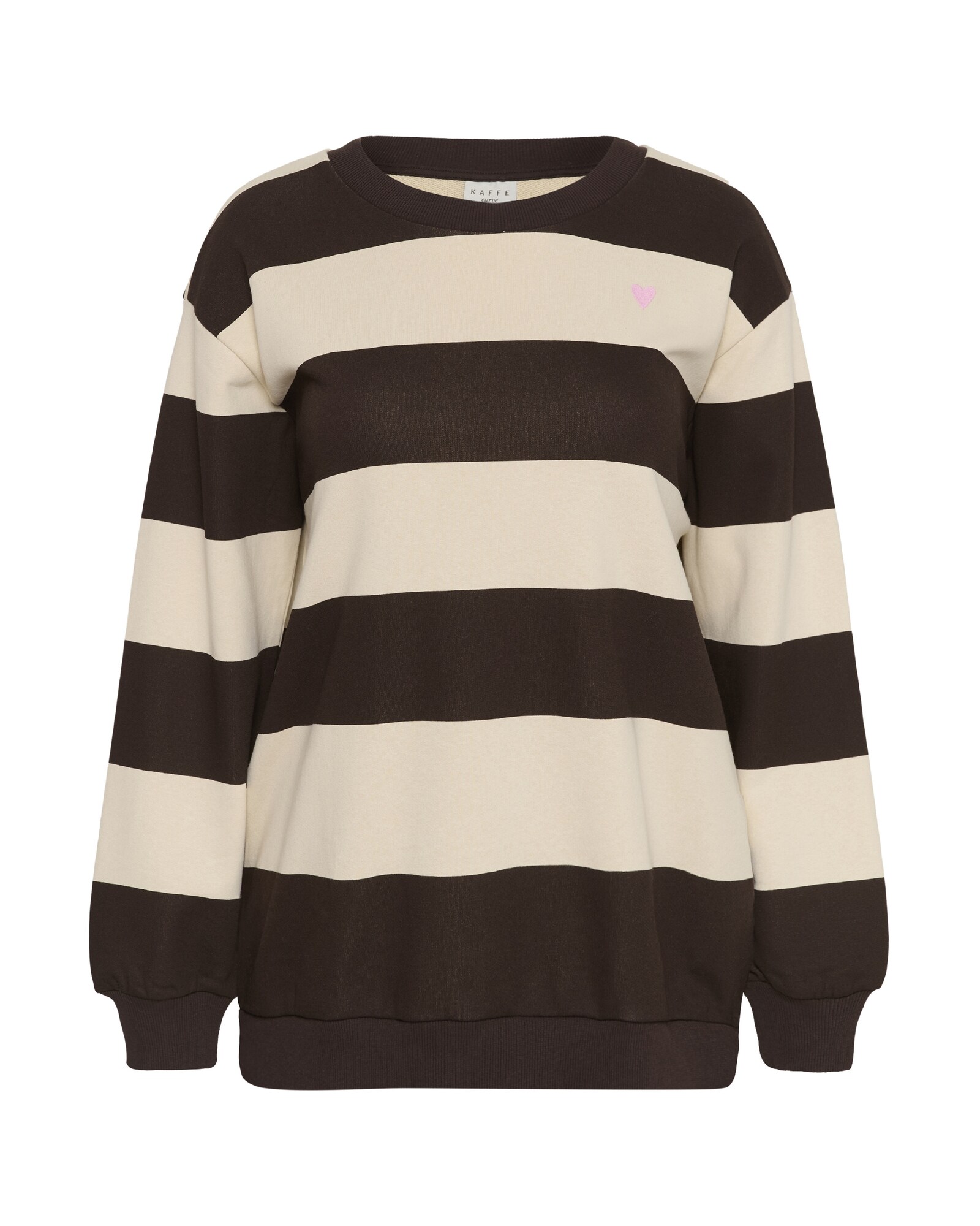 KAFFE CURVE Sudadera 'KCJomo'  beige / marrón