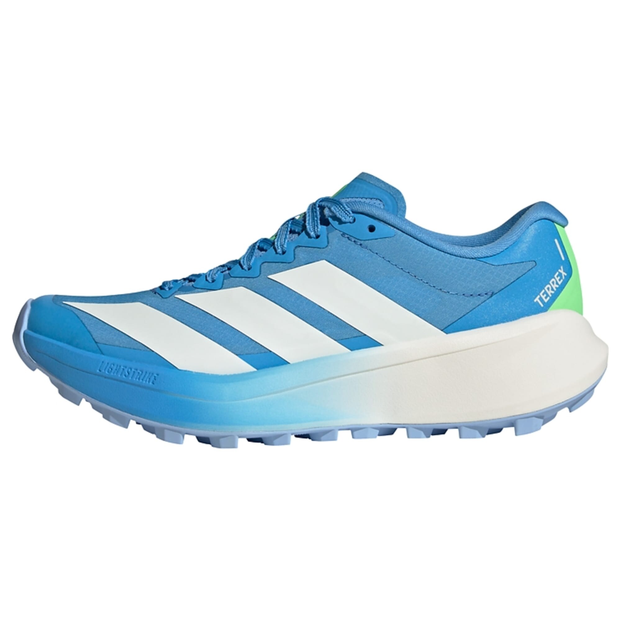ADIDAS TERREX Zapatillas de running 'Agravic 4 Trail Running' azul oscuro / verde claro / blanco