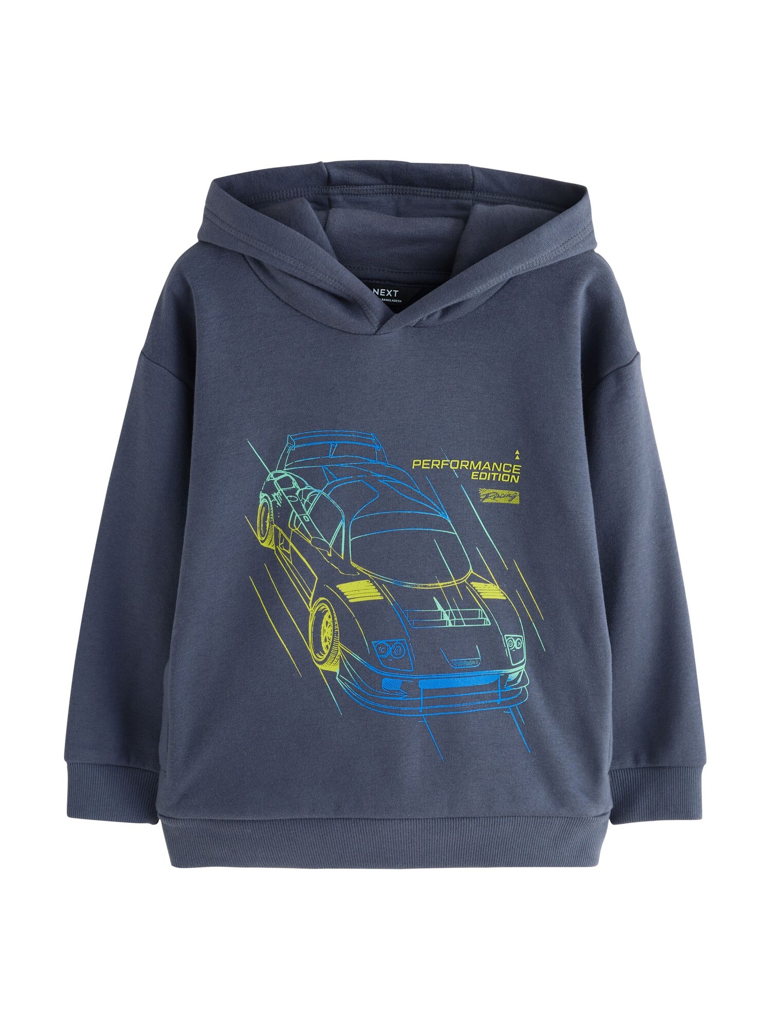 Next Bluză de molton  albastru marin / azur / galben