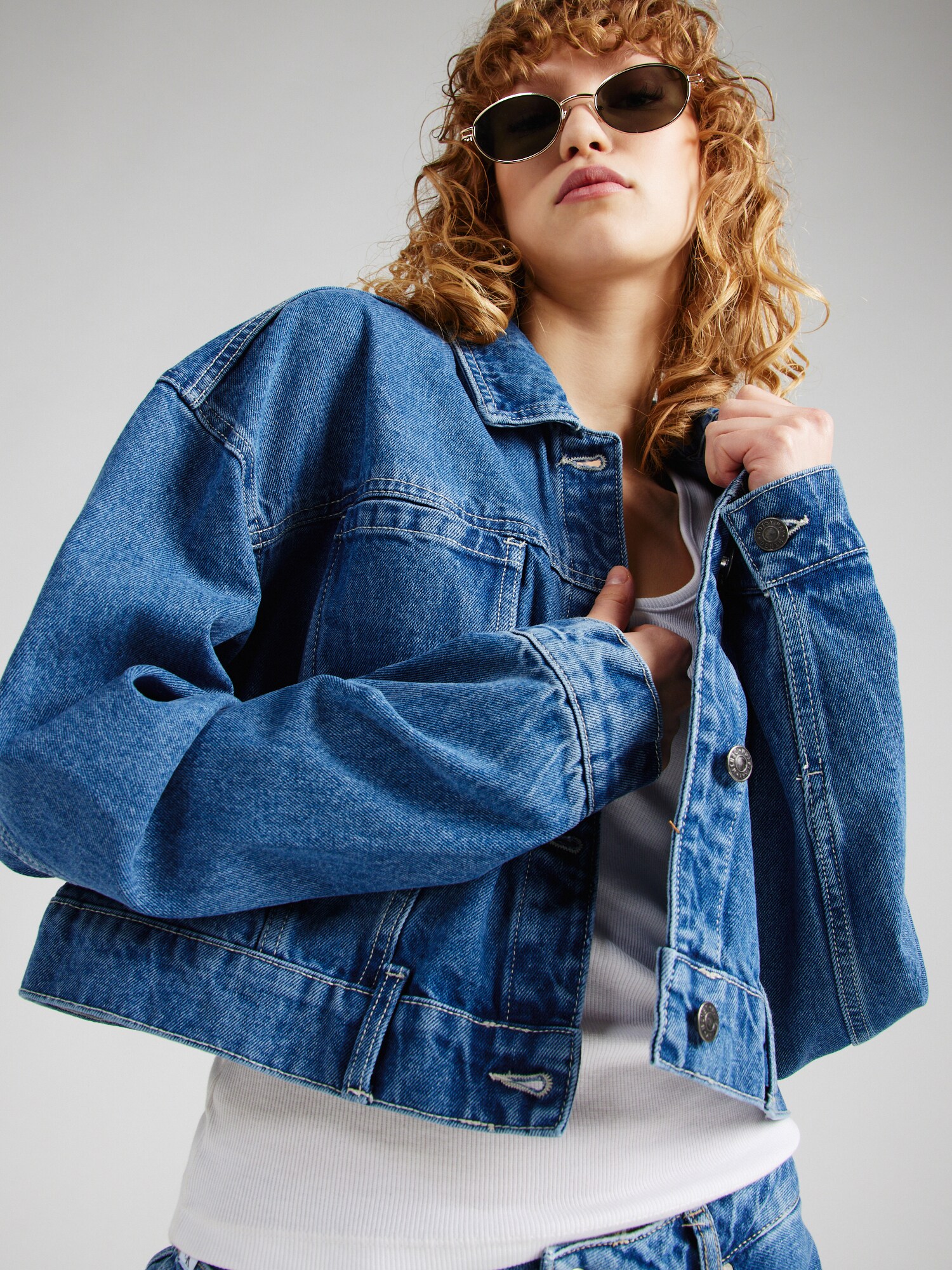 Noisy may Prechodná bunda 'RONJA' modrá denim (obrázok 5)