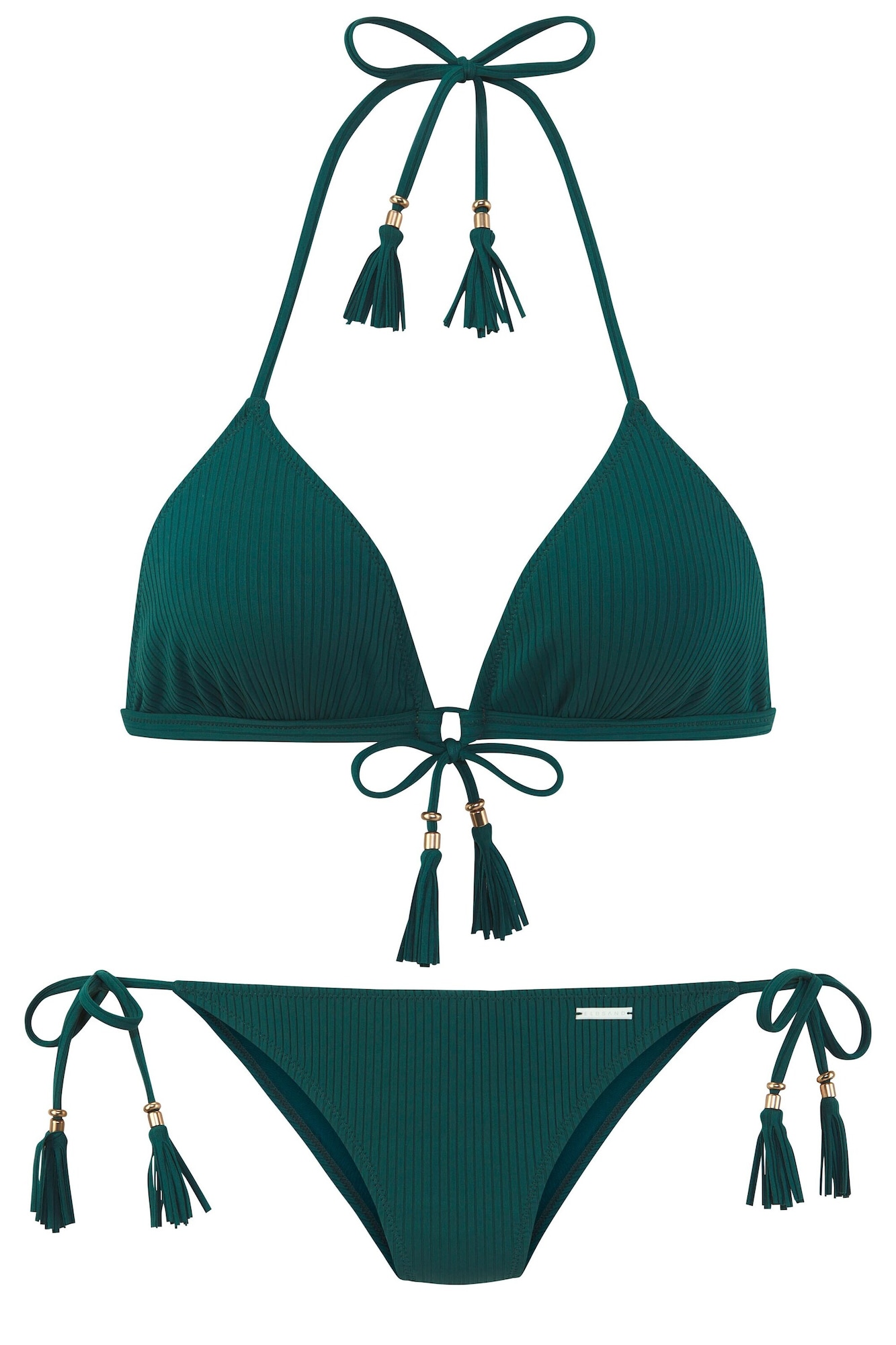 Elbsand Costum de baie două piese  verde smarald