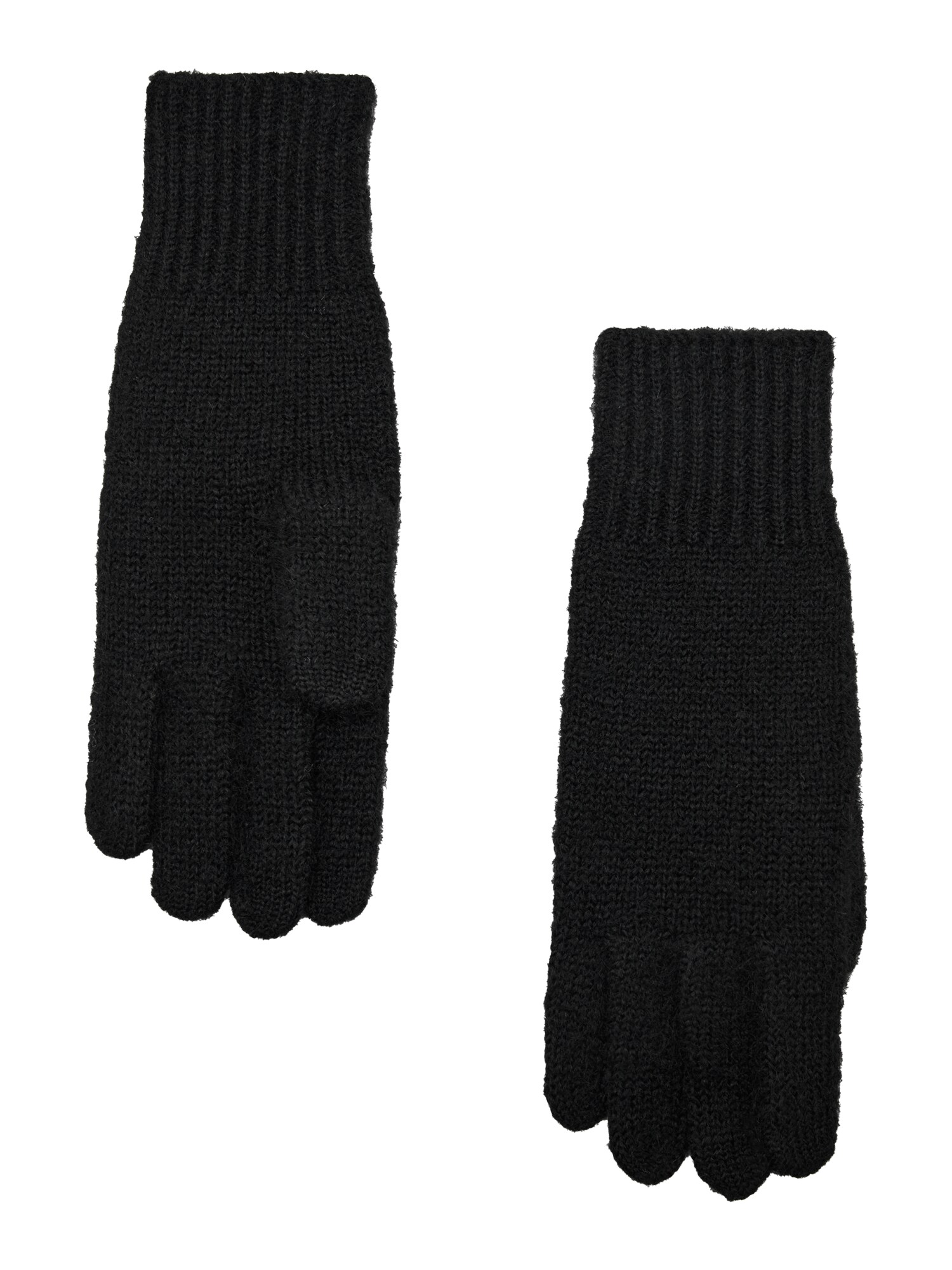 MANGO Mănuşi cu degete MOHI  negru