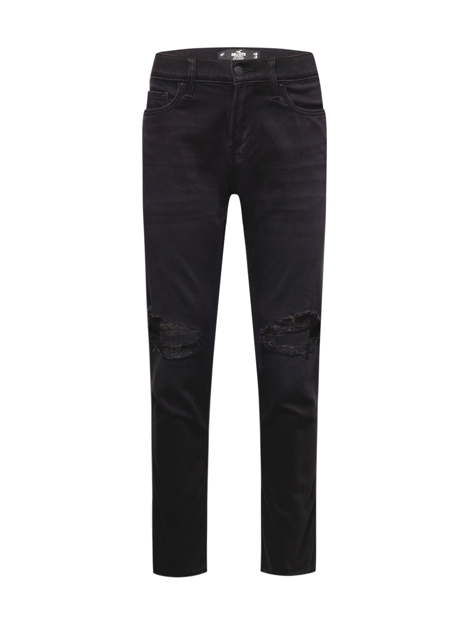 HOLLISTER Džínsy  čierny denim