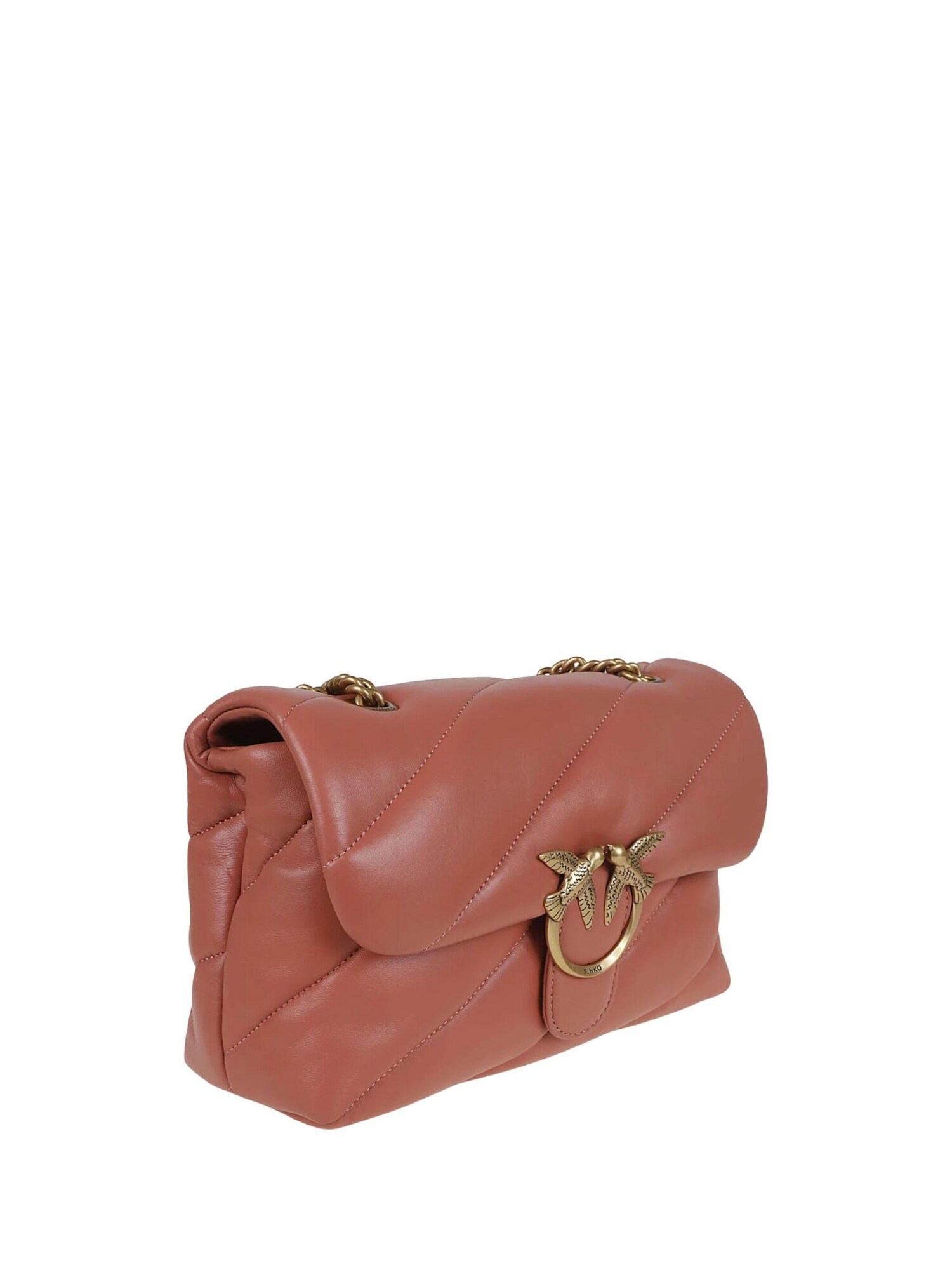 PINKO Bolso de mano 'Love Puff Classic Cl Sheep Nap' marrón – imagen 3