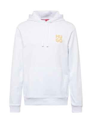 HUGO Sweatshirt ‘Dimoni’ Oranje / Wit