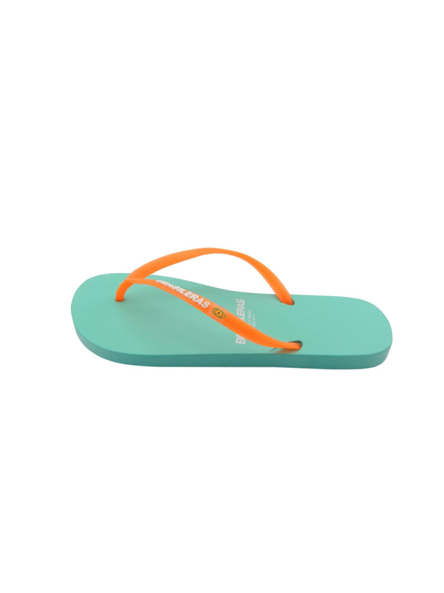 Brasileras Sandalias de dedo 'Neon W'  aqua / naranja