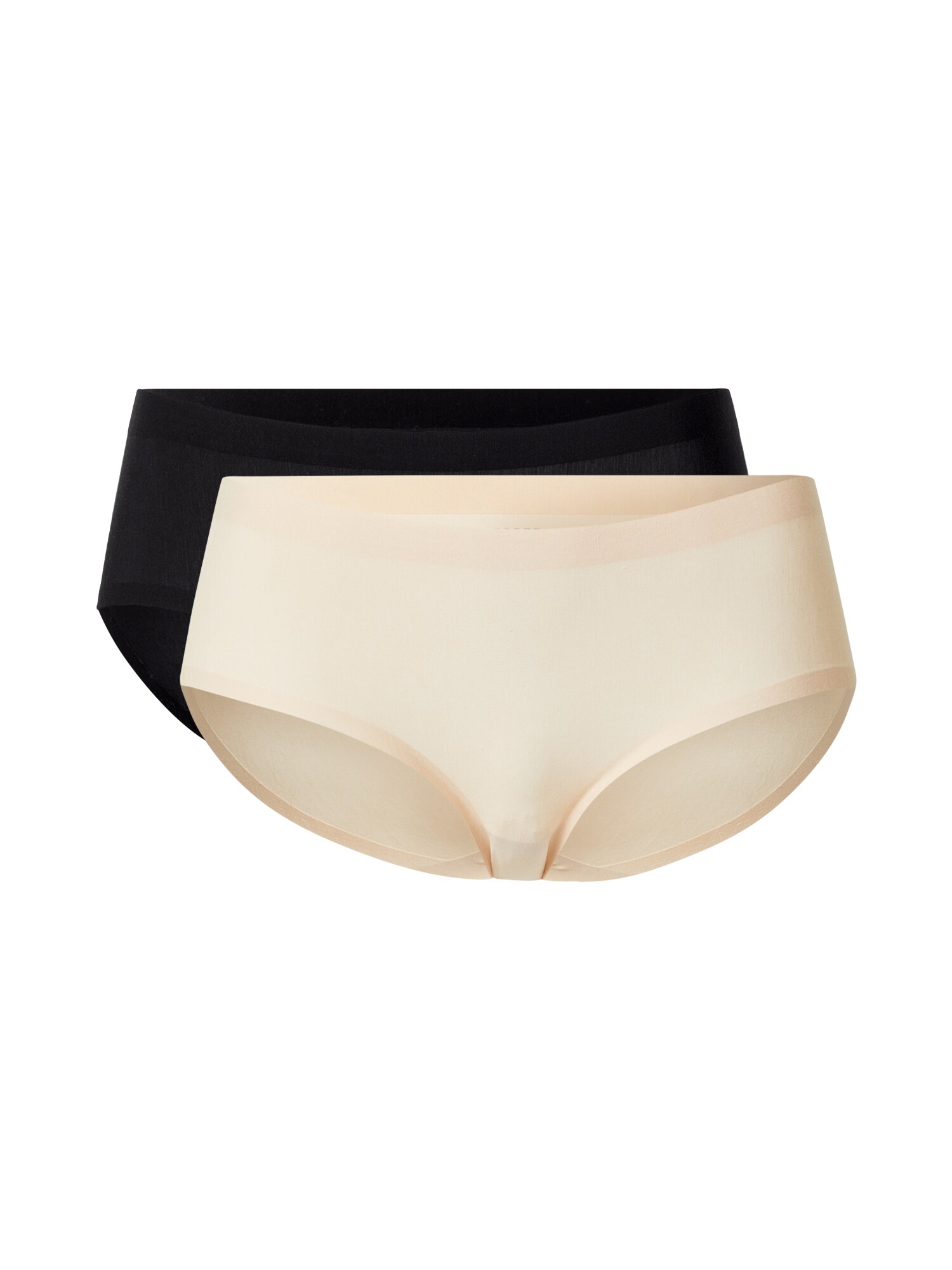 SCHIESSER Moteriškos kelnaitės '2PACK Panty'  kūno spalva / juoda