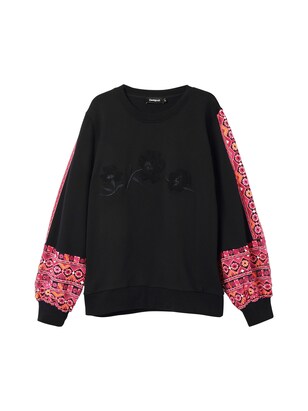 Desigual Sweatshirt Pink / Zwart