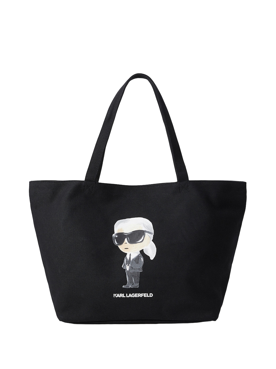 Shoppingväska 'IKON AQUARELLE' kräm / grå / svart