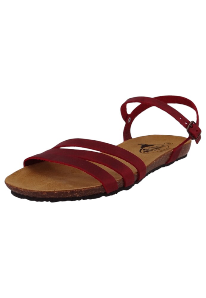 Plakton Sandale Damen Größe 39 burgunder