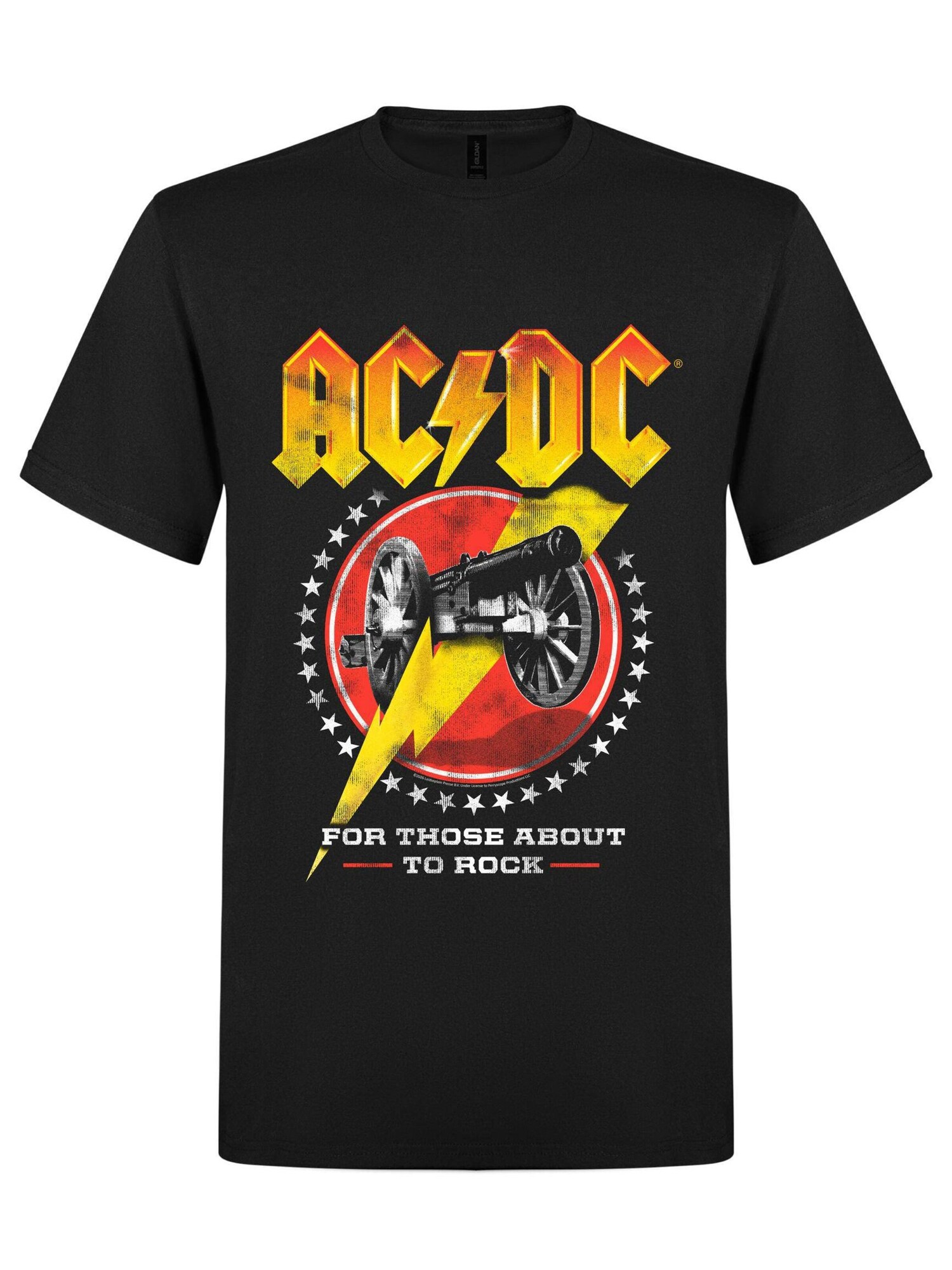 AC/DC Camiseta 'AC/DC For those about to rock new T-Shirt' negro – imagen 1