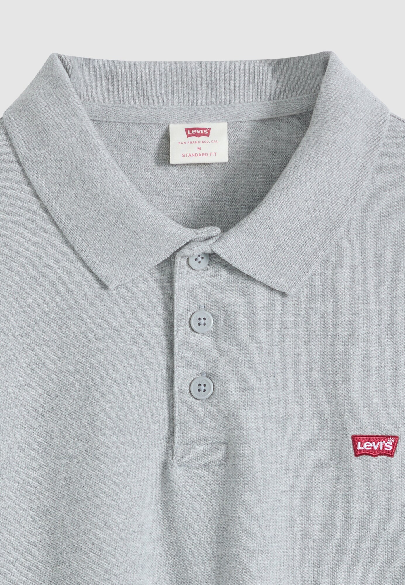 LEVI'S ® Tričko sivá melírovaná / červená / biela (obrázok 4)