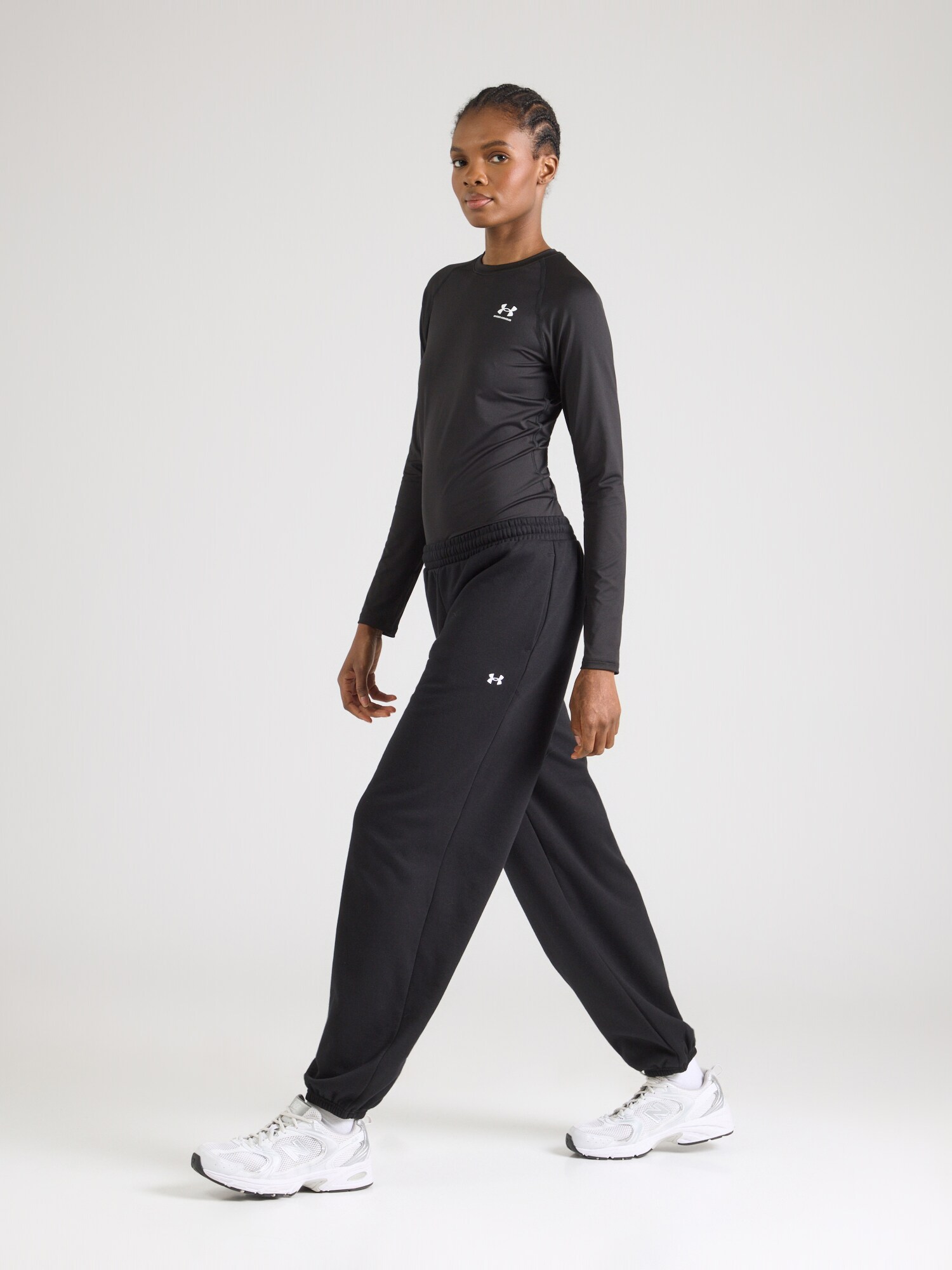 UNDER ARMOUR Pantalón deportivo 'Icon Flc' negro – imagen 3