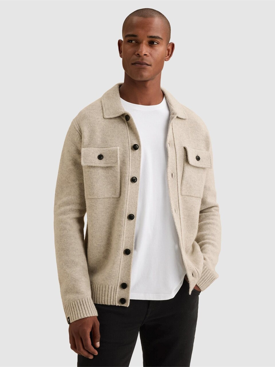 Kofta 'Cardigan in wool with button closure'