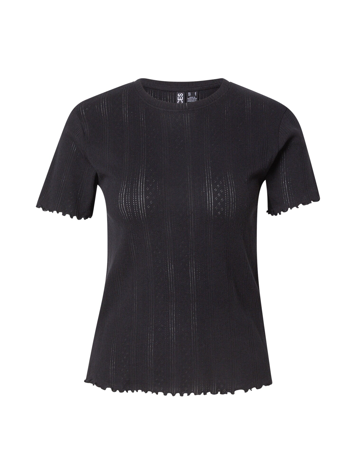 PIECES Tricou  negru