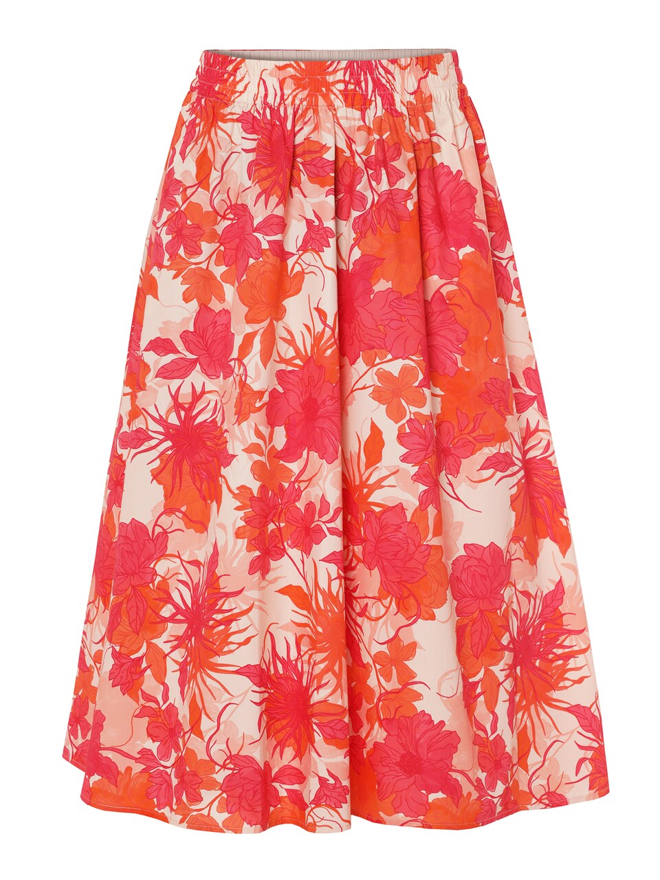 Kjol 'Tekla' nude / orange