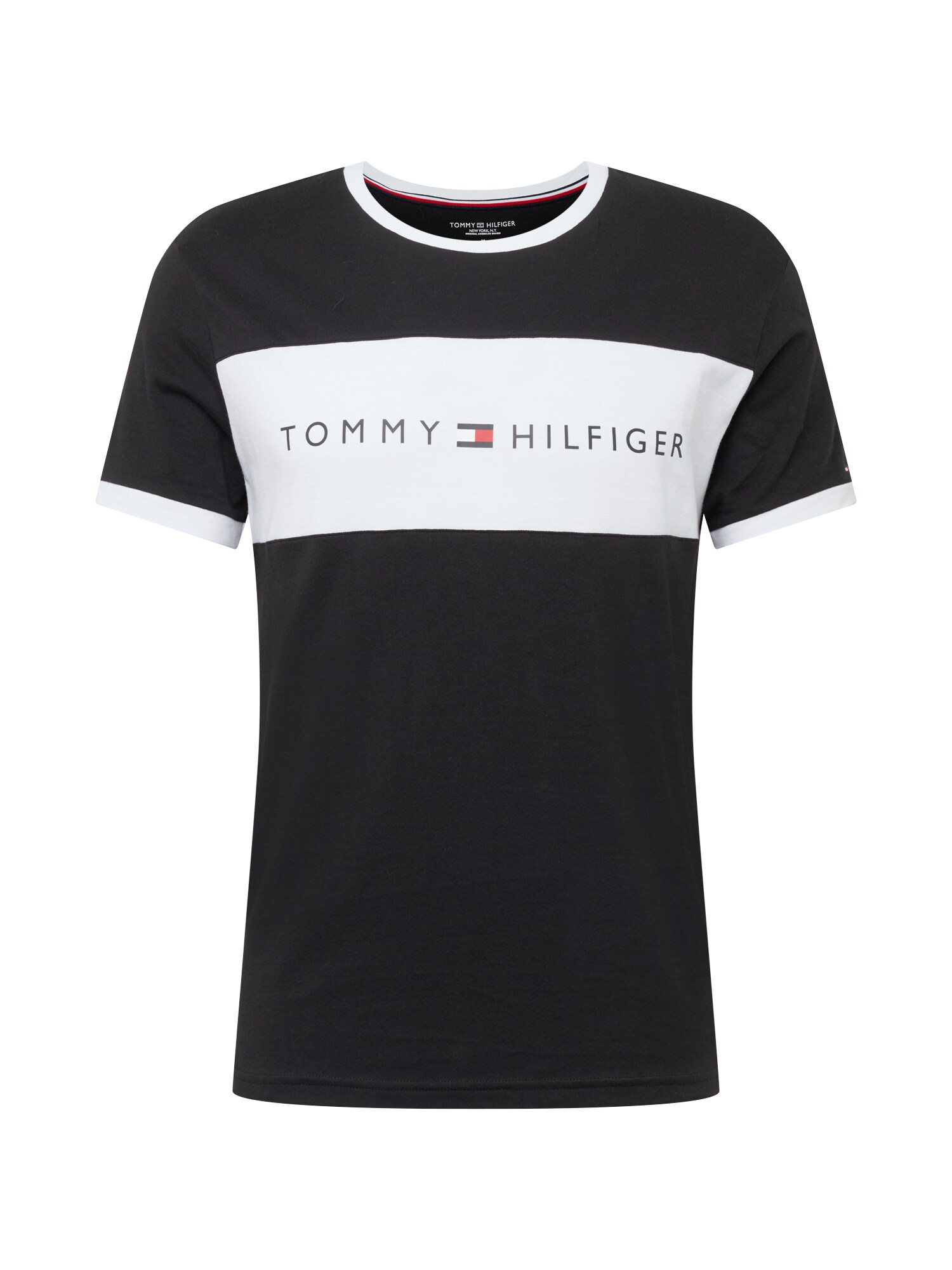 Tommy Hilfiger Underwear Marškinėliai  juoda / balta