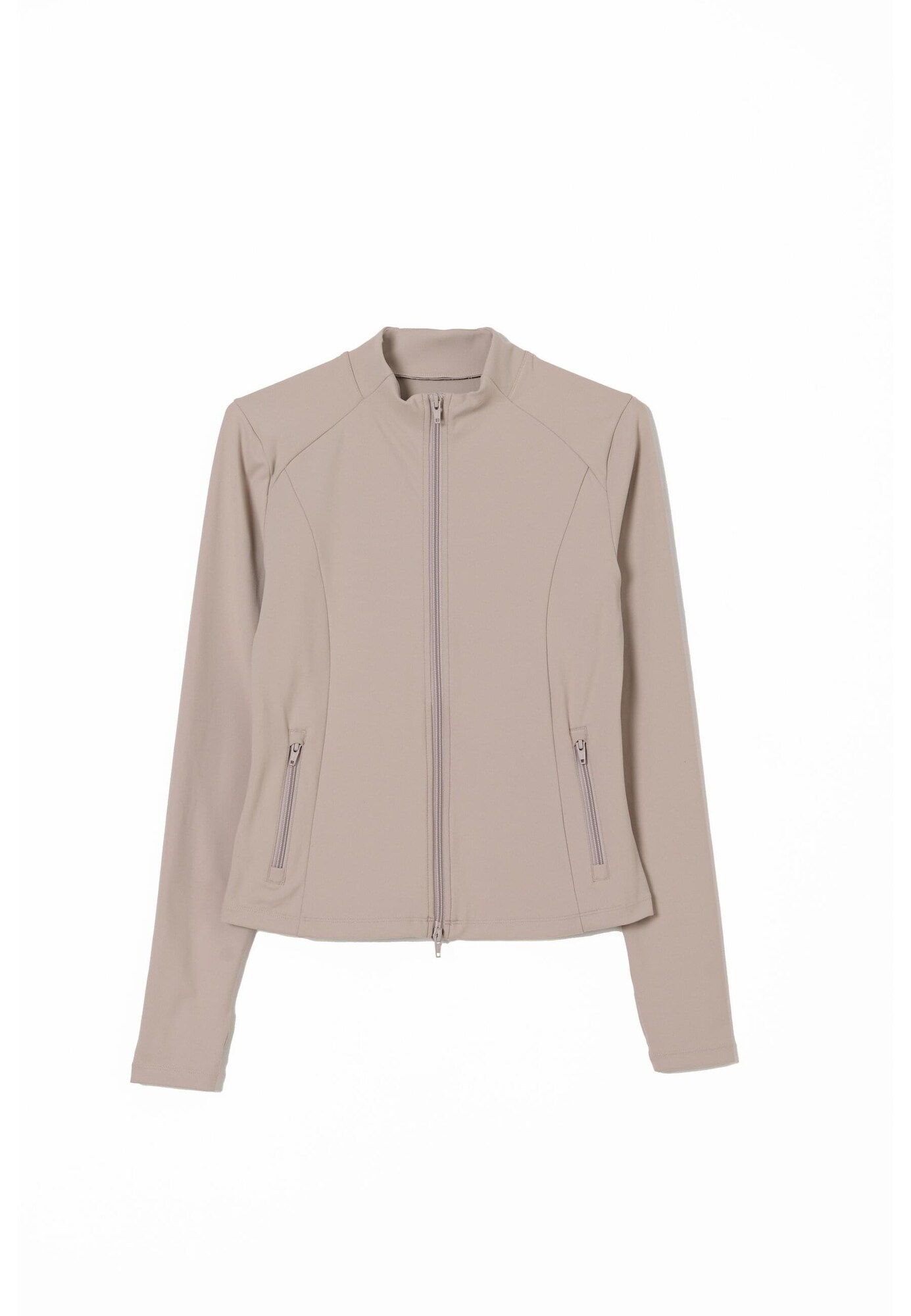 Aim'n Sudadera con cremallera deportiva 'Sense'  beige oscuro
