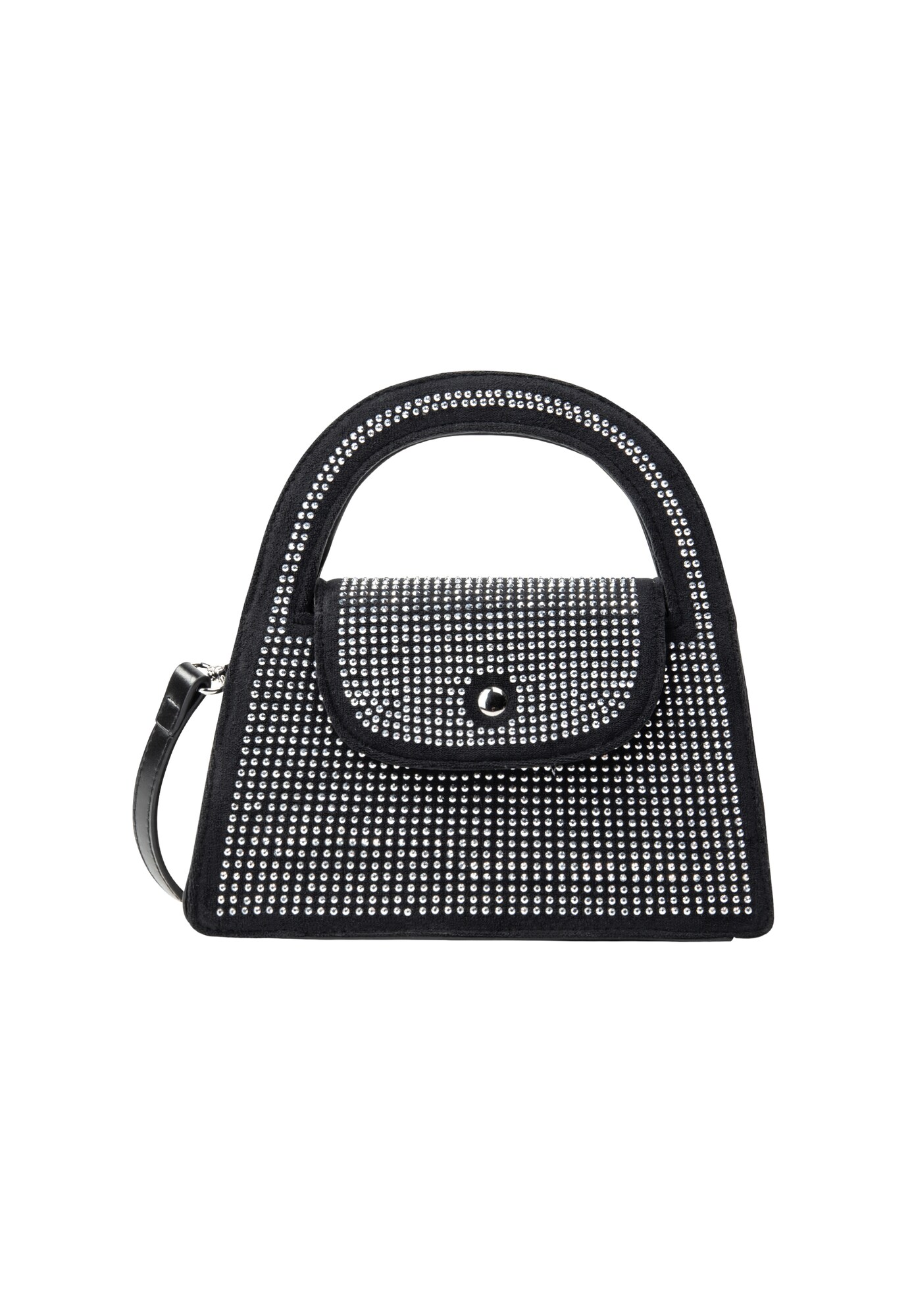 Faina Bolso de mano negro / plata