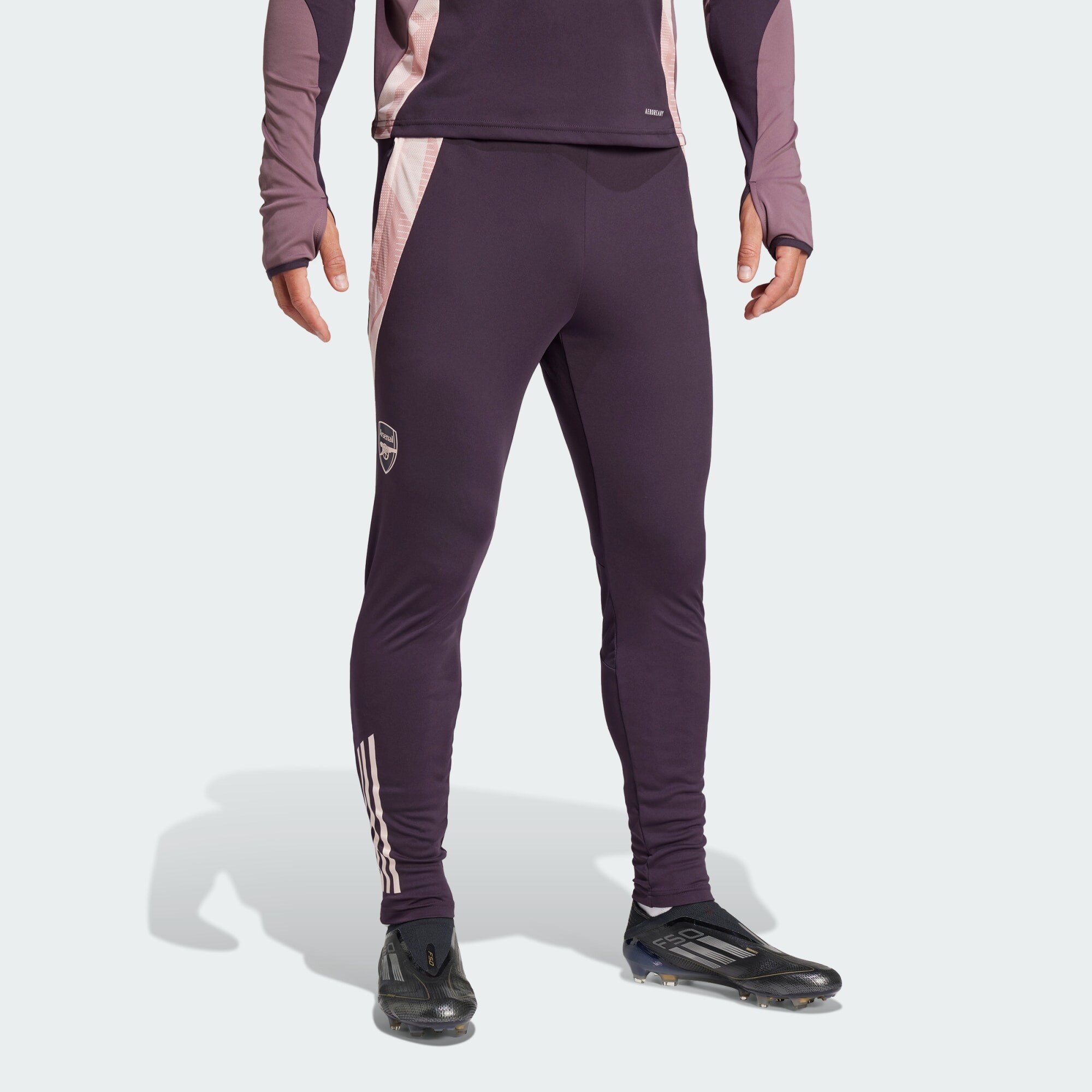 ADIDAS PERFORMANCE Sportnadrágok 'Arsenal Tiro 24'  krém / lila / sötétlila termék 2. képe