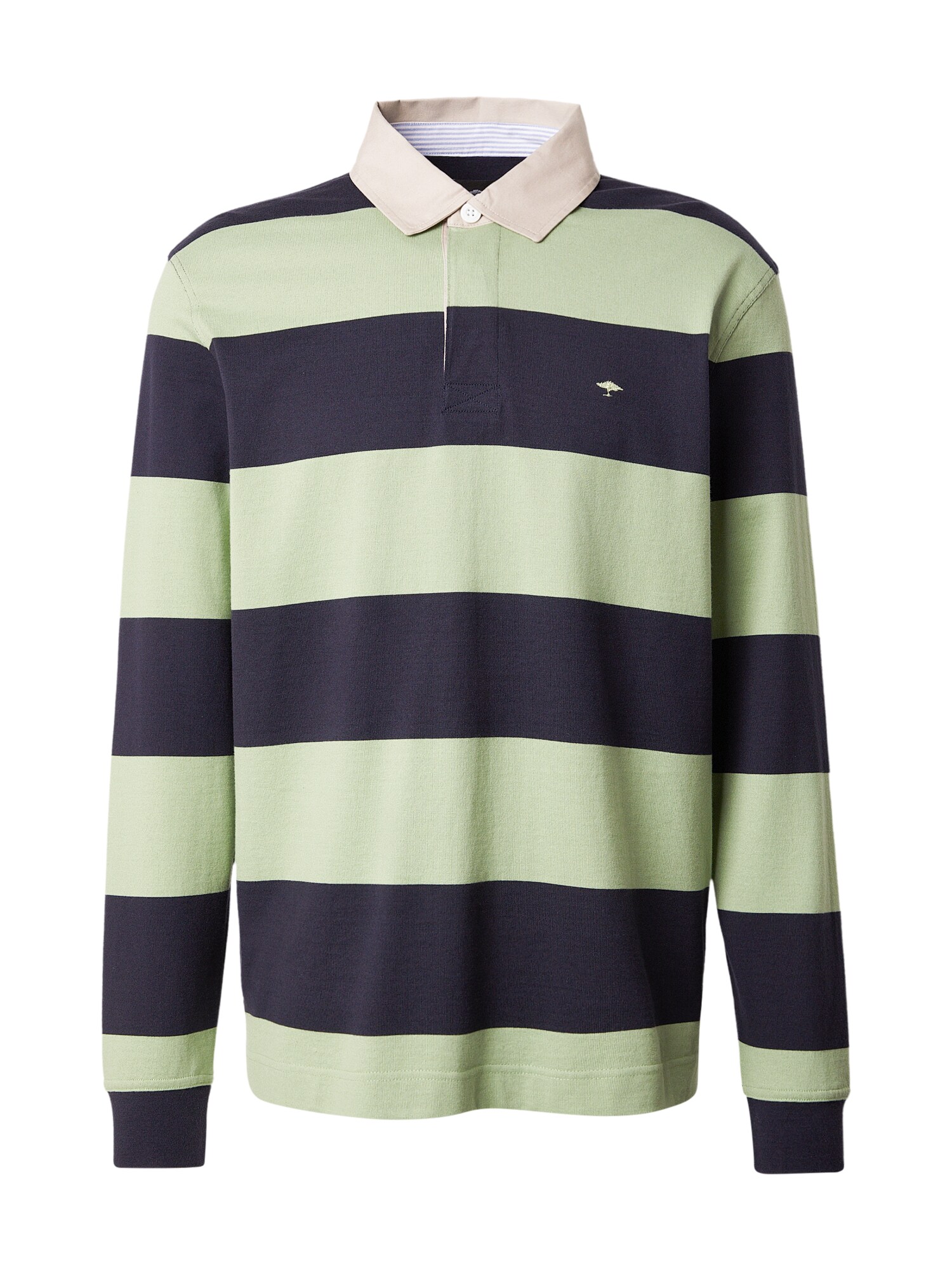 FYNCH-HATTON Tricou  ecru / albastru închis / verde deschis
