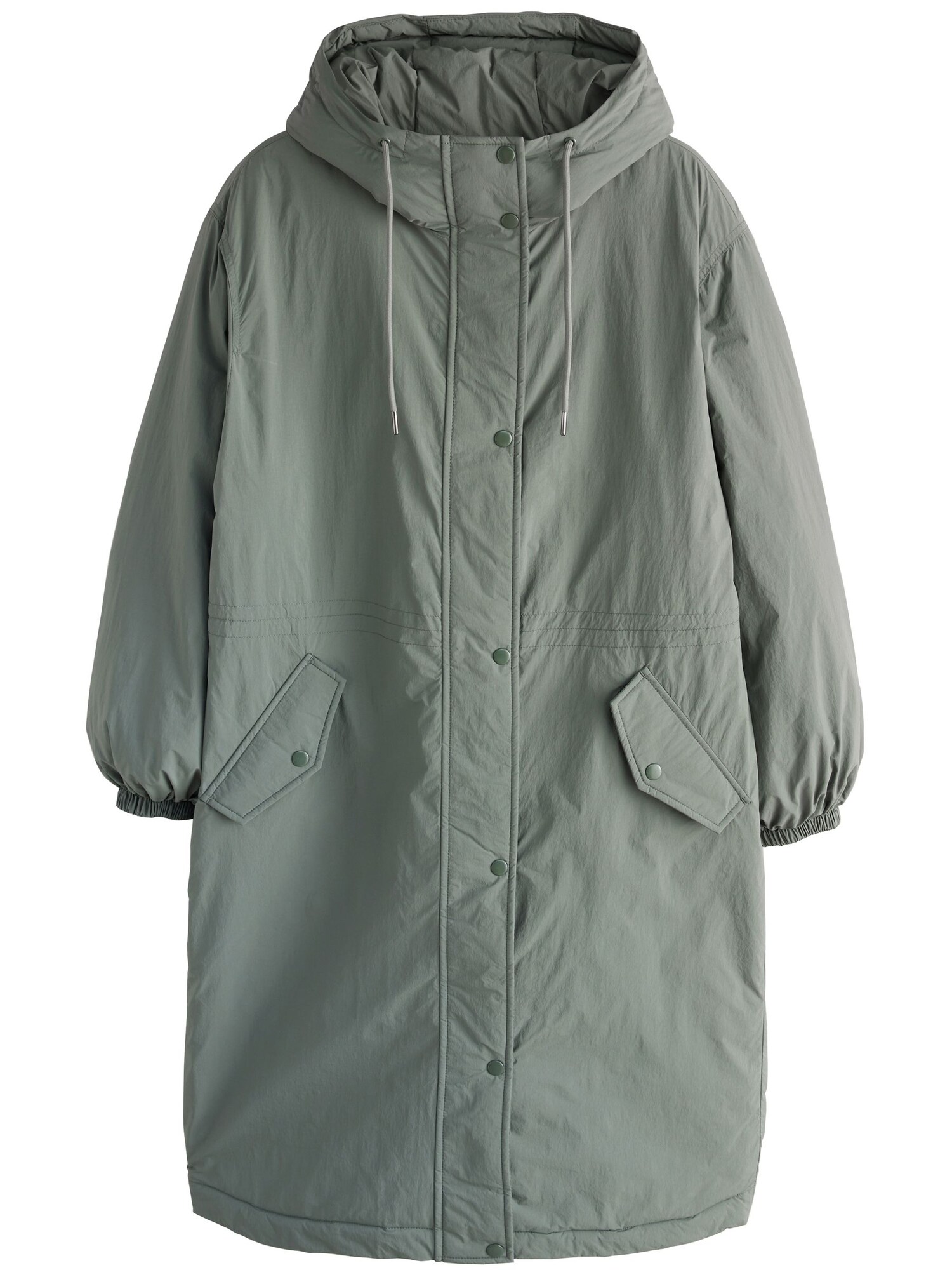 Next Palton de primăvară-toamnă  verde pin