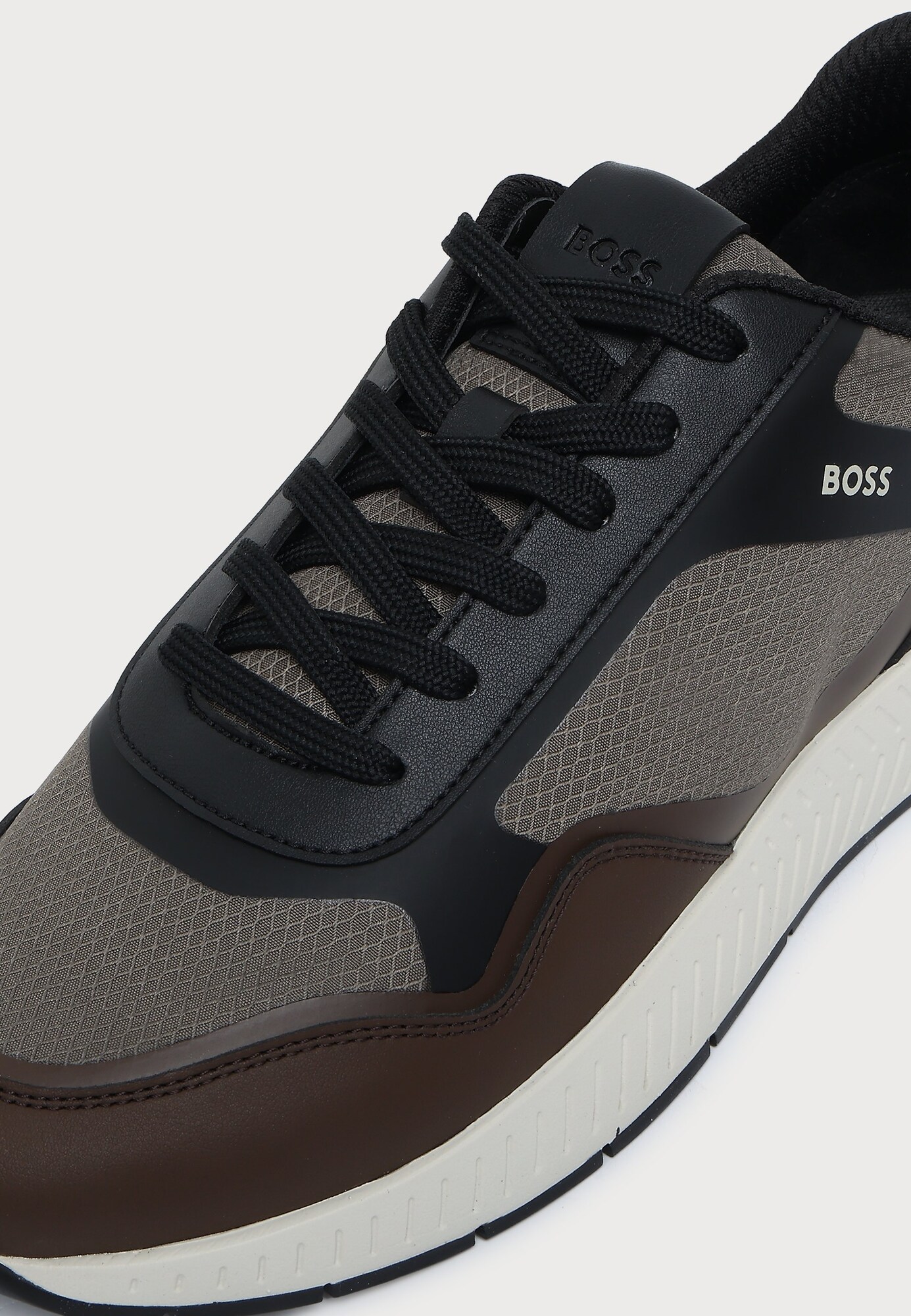 BOSS Zapatillas deportivas bajas 'Titanium'  navy / marrón / marrón moteado / blanco – imagen 4