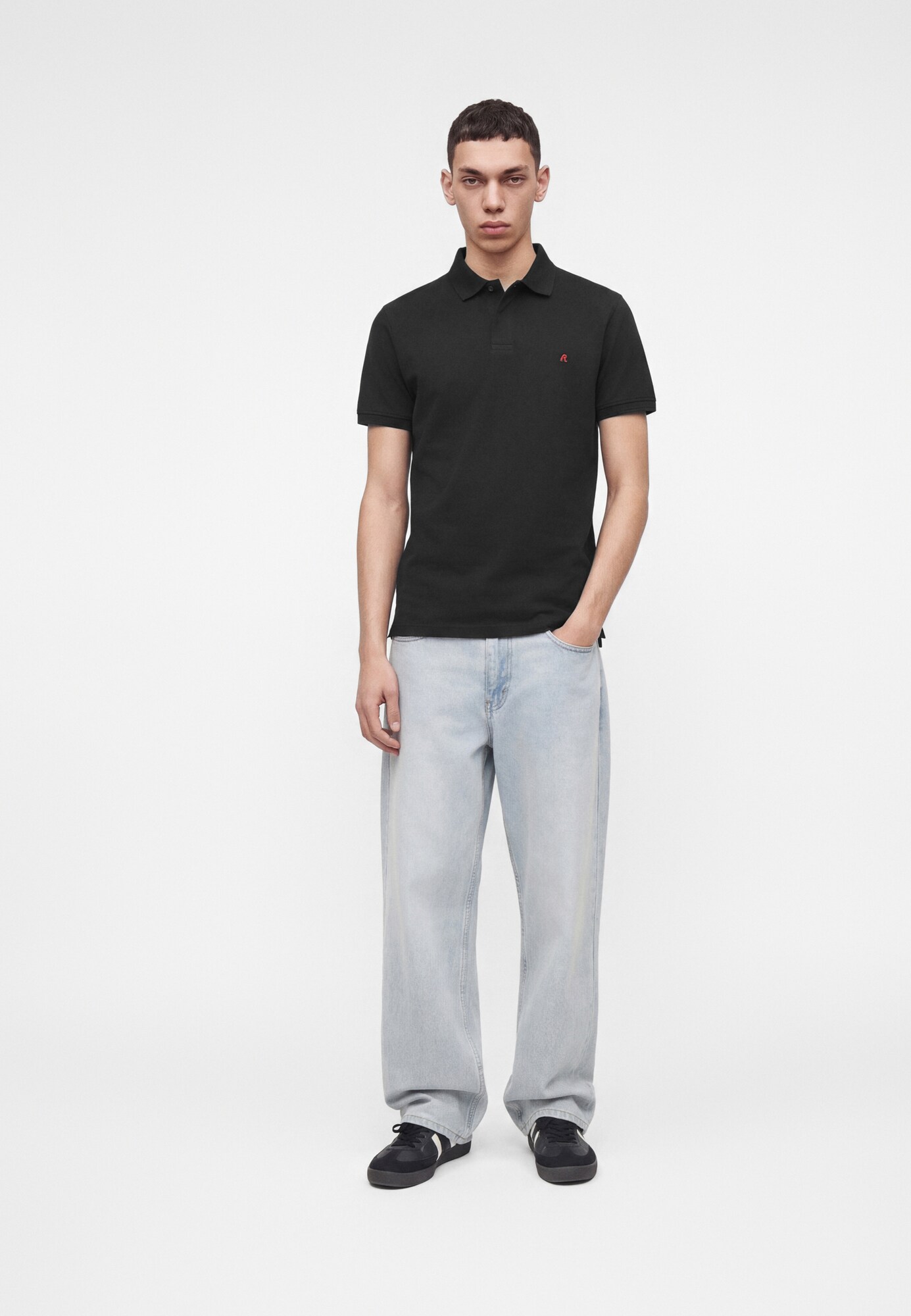 REPLAY Camiseta negro – imagen 4
