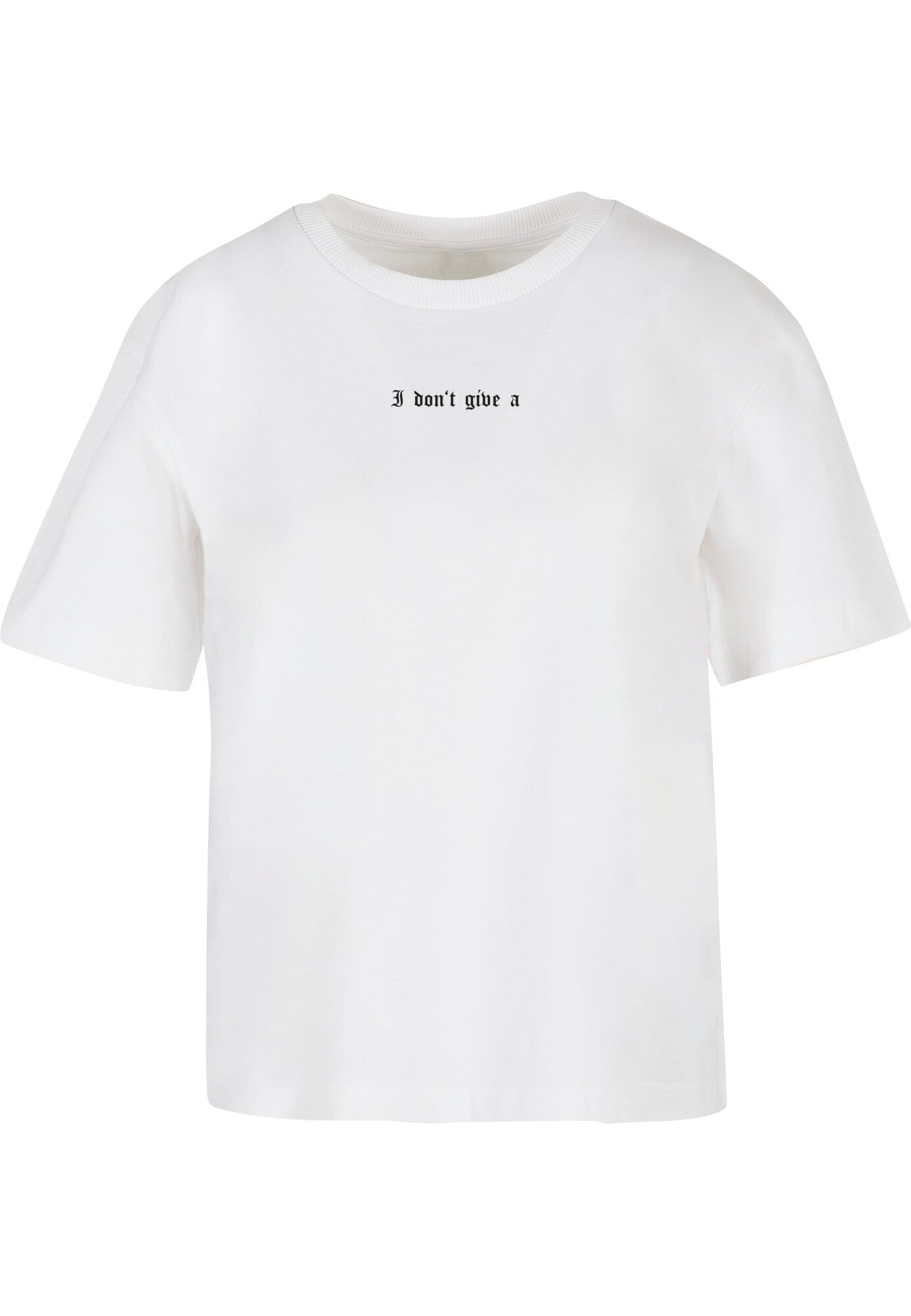 Mister Tee Póló 'I Don't Give A F'  szürke / fekete / fehér akciós termékkép 1