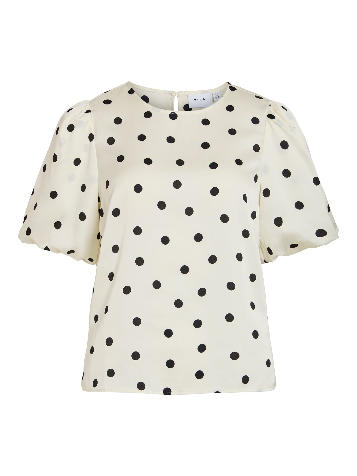 Vila Blouse 'VIEllette' Ivoor / Zwart