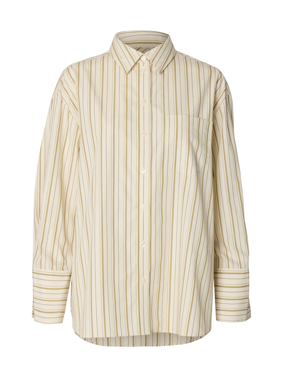 Blus 'SLWDANNIE' beige / senap / pastellgul