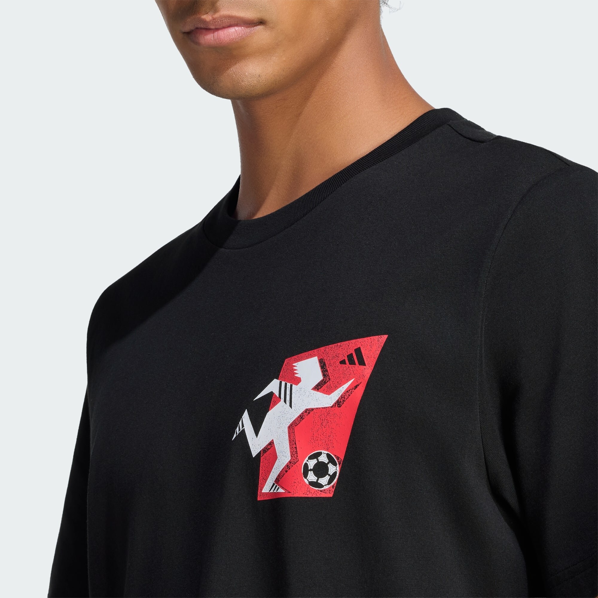 ADIDAS PERFORMANCE Camiseta funcional 'Predator'  rojo / negro / blanco – imagen 4