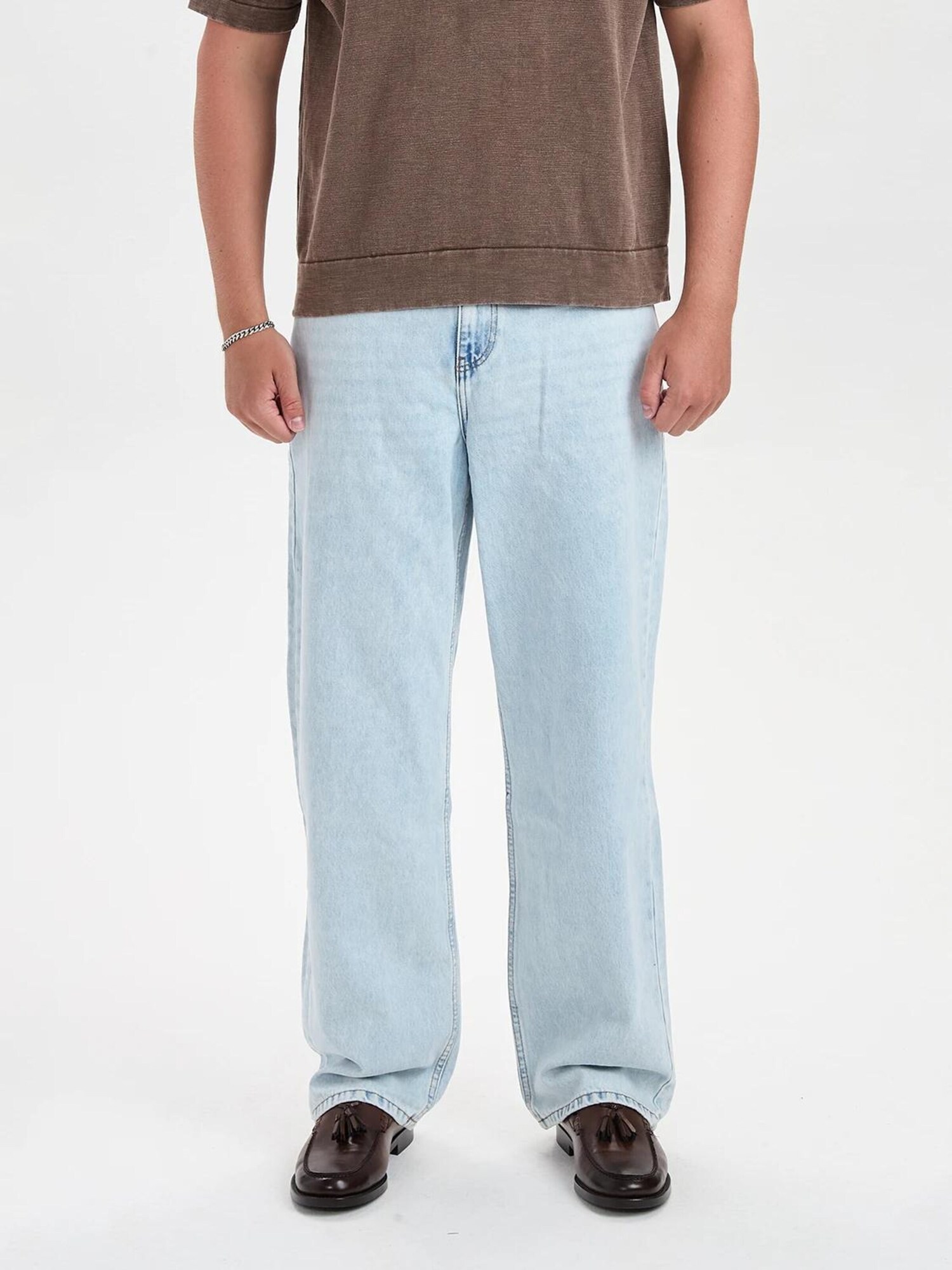 Dxnmxrk Jeans 'DXHector Relaxed Fit Jeans Light Blue' blu chiaro
