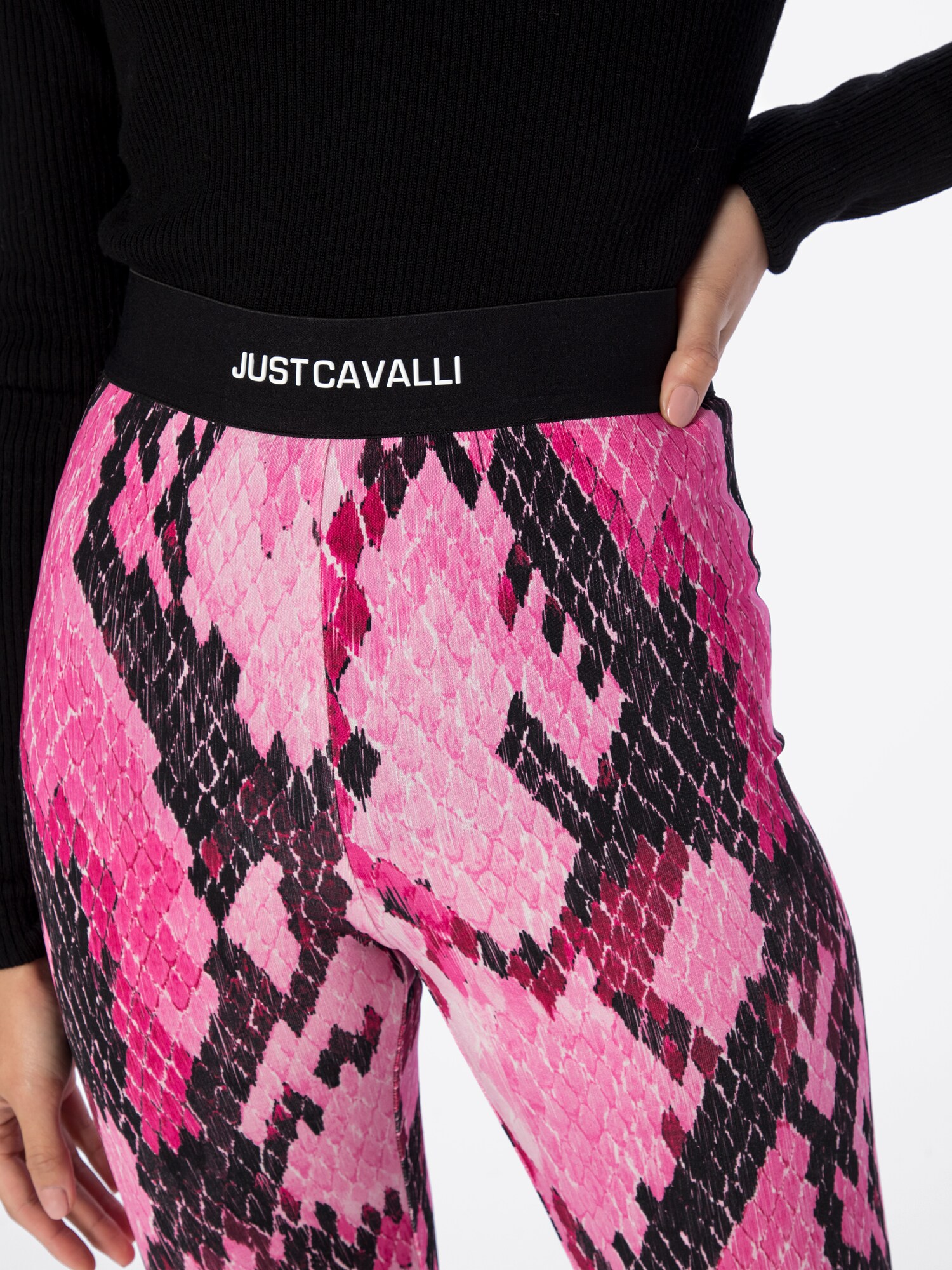 Just Cavalli Legíny zmiešané farby / fuksia (obrázok 5)