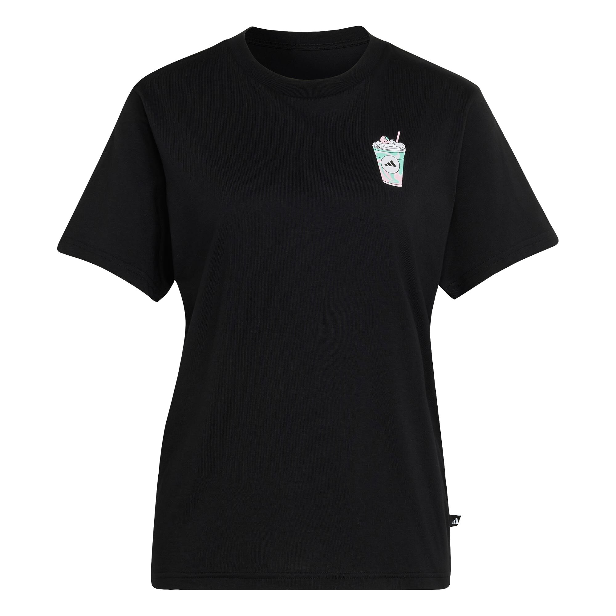 ADIDAS SPORTSWEAR Tehnička sportska majica 'Food' svijetloplava / roza / crna