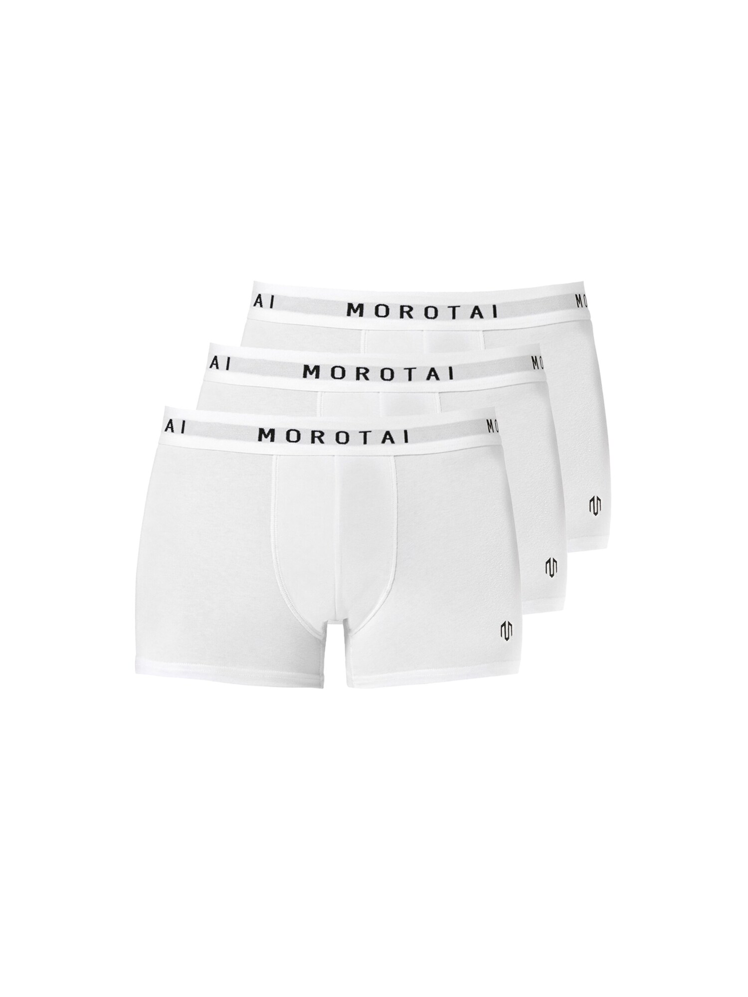MOROTAI Calzoncillo boxer 'PREMIUM'  blanco