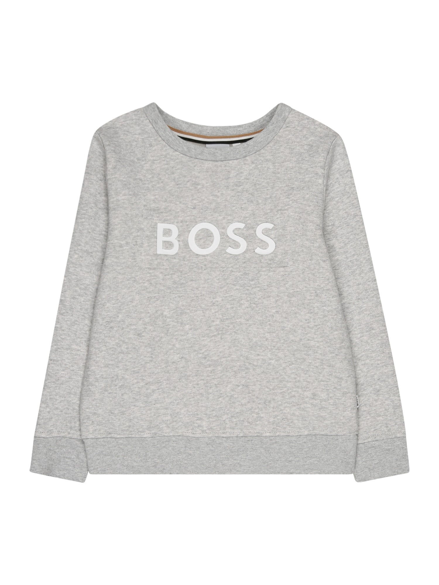 BOSS Kidswear Sweatshirt  cinzento / branco