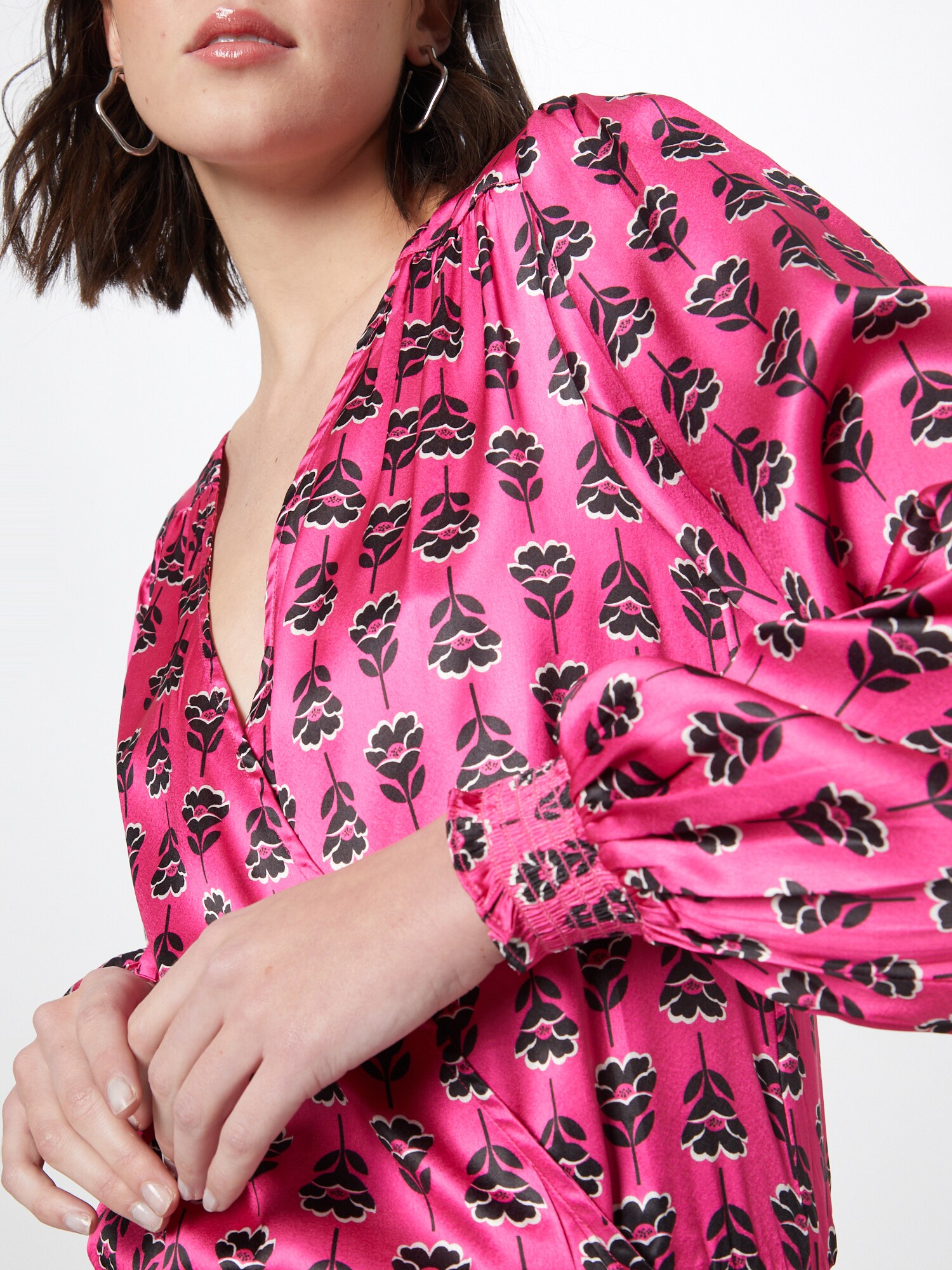 Dorothy Perkins Blúzka ružová / čierna / biela (obrázok 5)