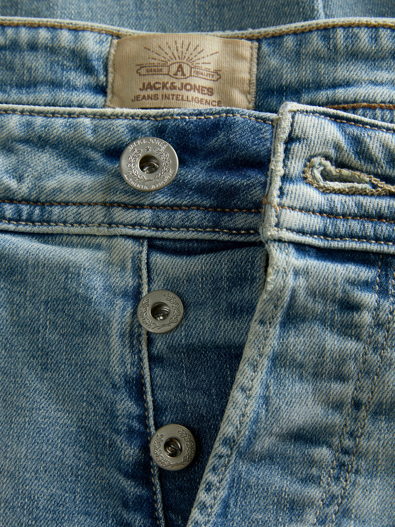 JACK & JONES Džínsy 'JJIMIKE JJCOLE' modrá denim (obrázok 3)