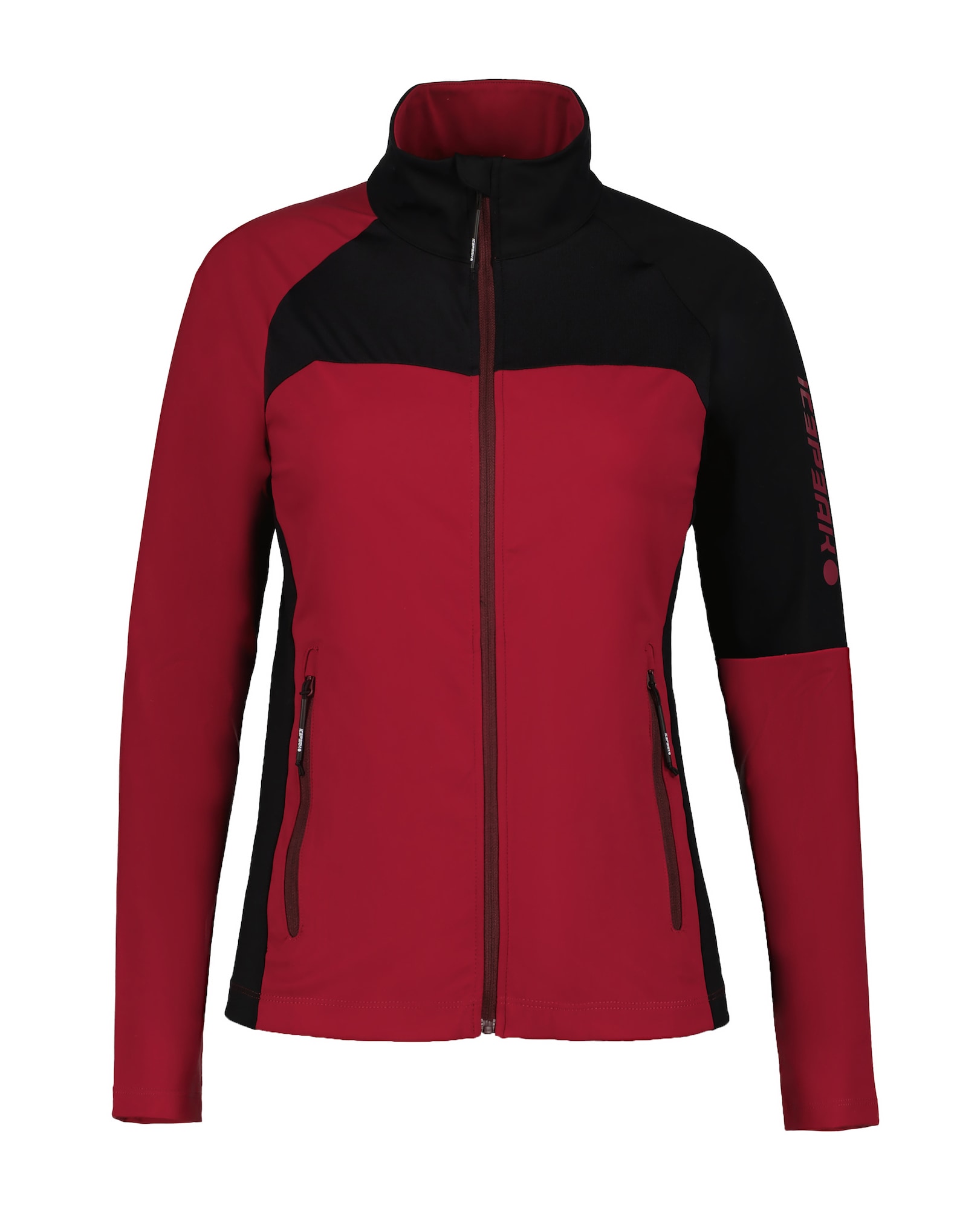 ICEPEAK Športna jakna 'Dunbar'  temno rdeča / črna