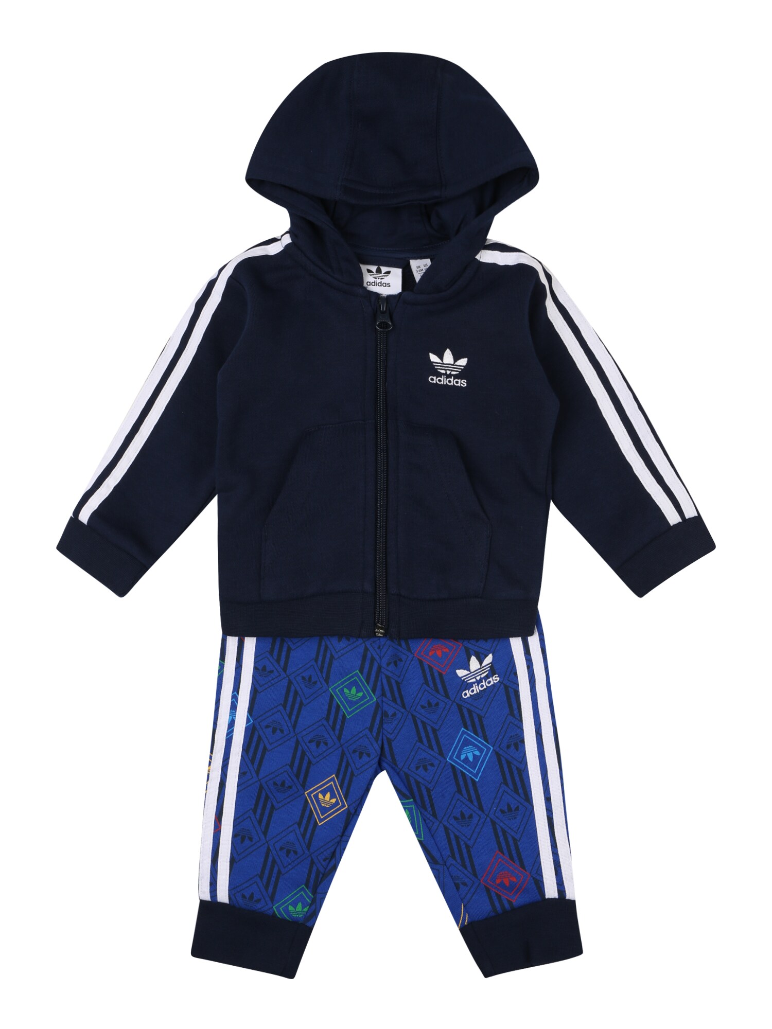 ADIDAS ORIGINALS Laisvalaikio kostiumas  tamsiai mėlyna / mėlyna / balta / juoda / mišrios spalvos